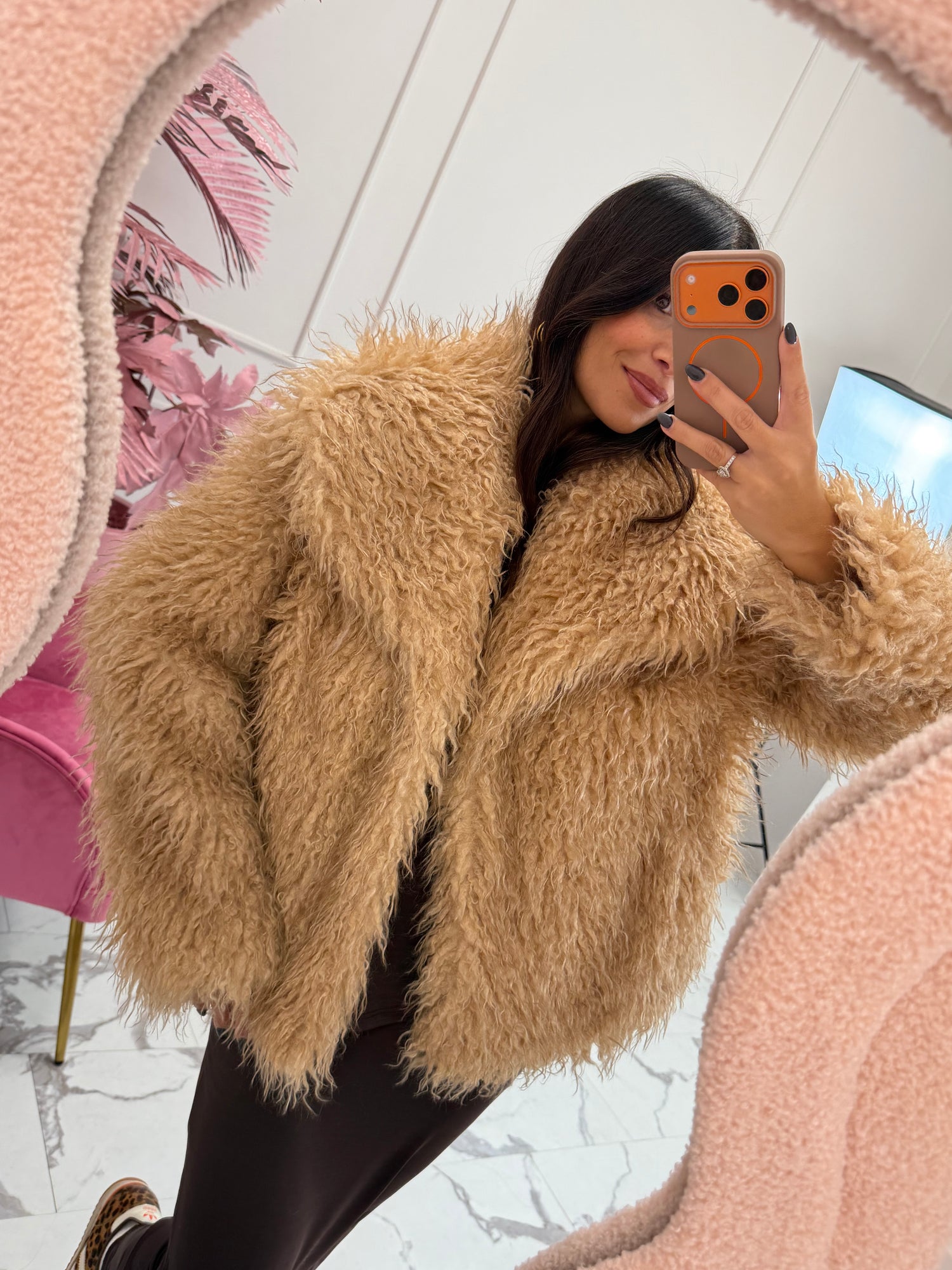 Ecopelliccia “Caramel” GLAMOROUS