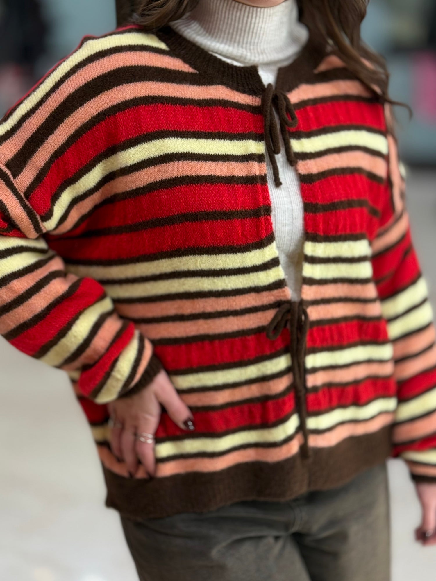 Cardigan righe “Colors line” LIP