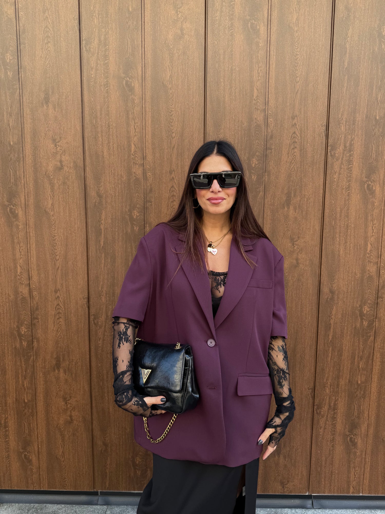 Blazer manica corta “Lace” IMPERIAL