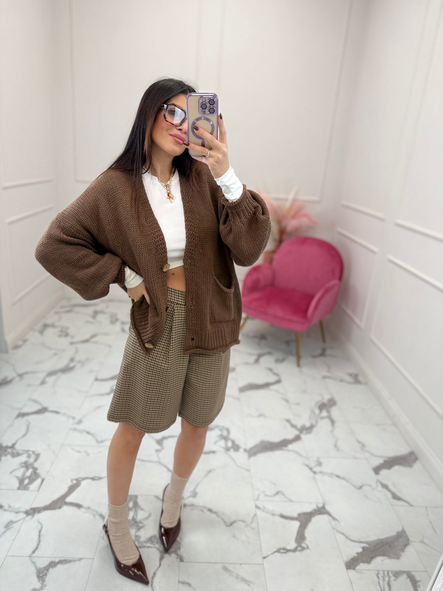 Cardigan in maglia HAVE ONE