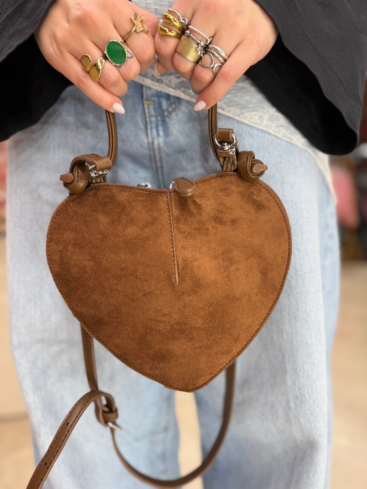 Borsa suede “Little Heart” LIP