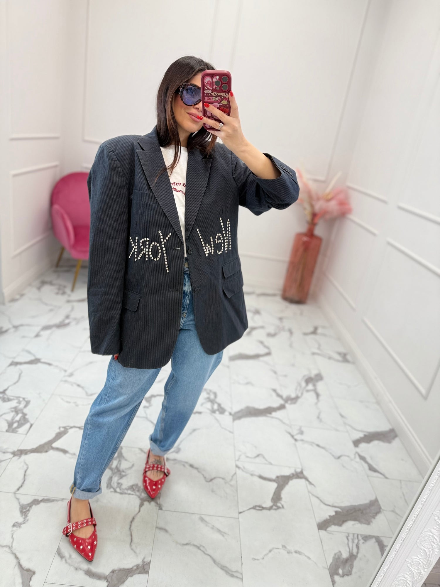 Blazer vintage “New York” VICOLO