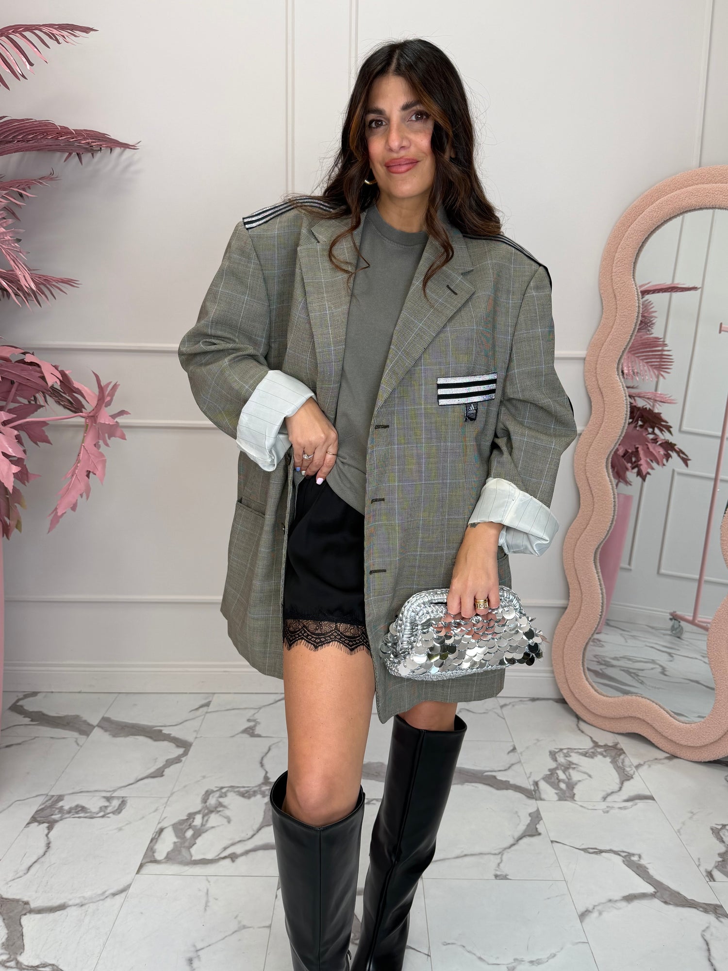 Shorts raso “Luisa” LUMINA