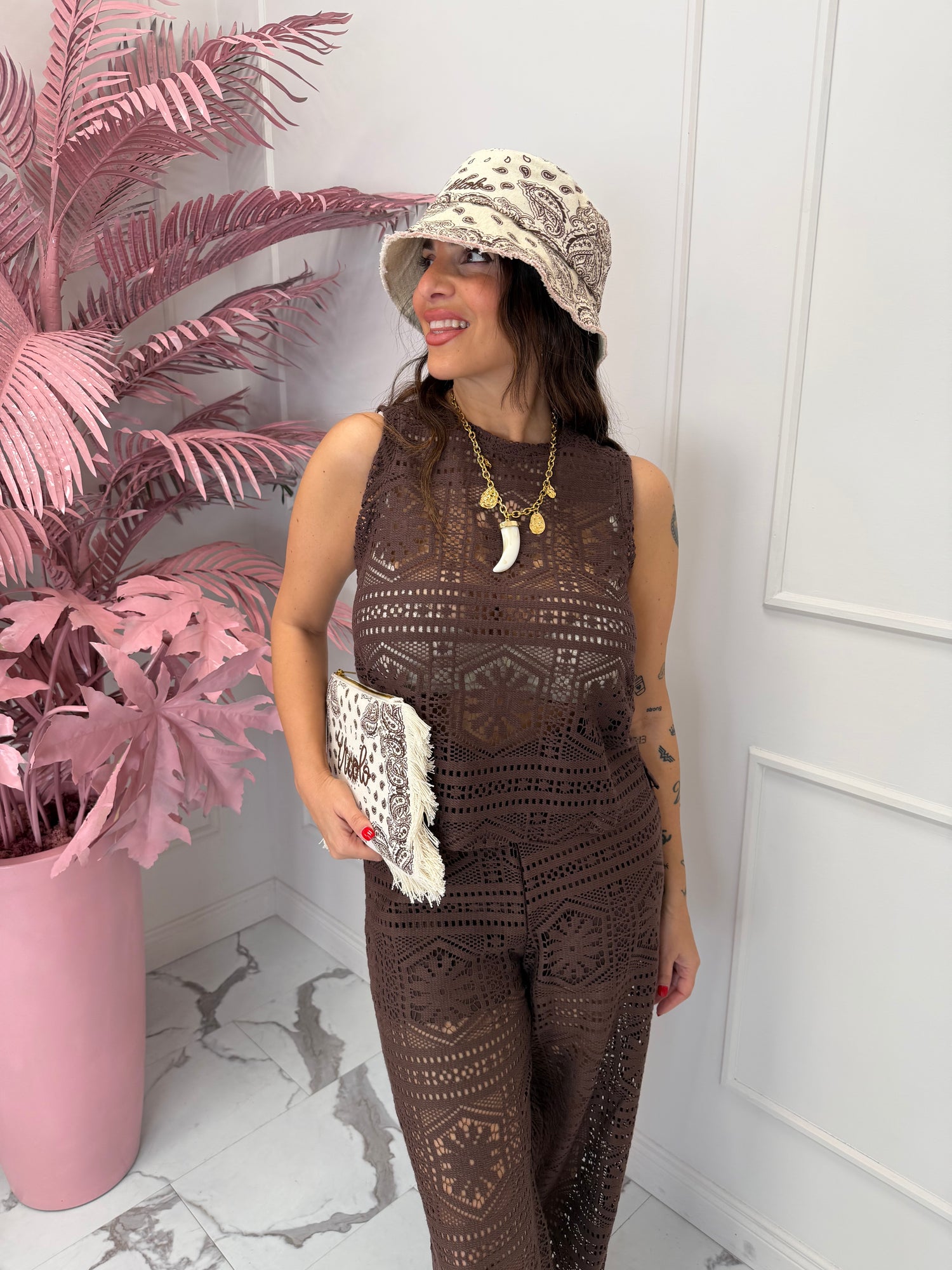 Canotta crochet “Lian” ONLY