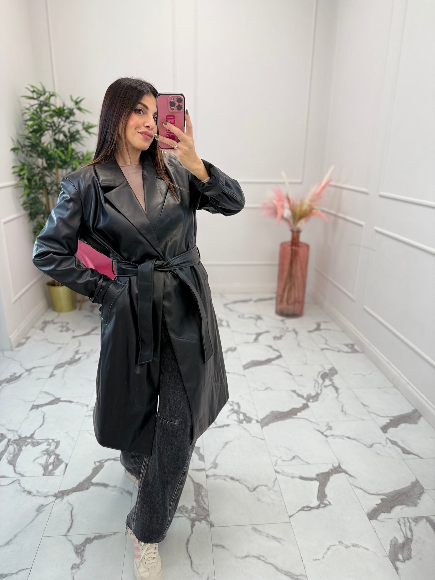 Trench in ecopelle “Bina” ONLY