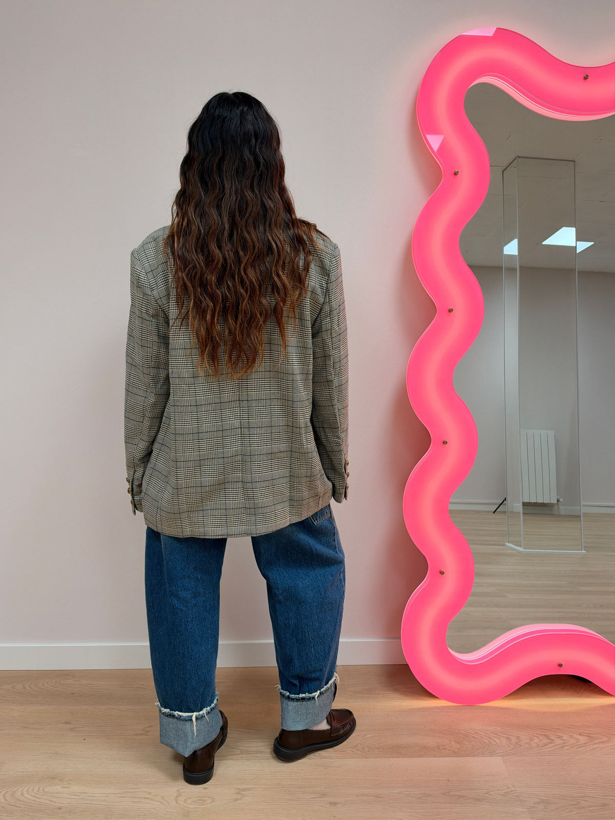 Blazer doppiopetto Check GLAMOROUS