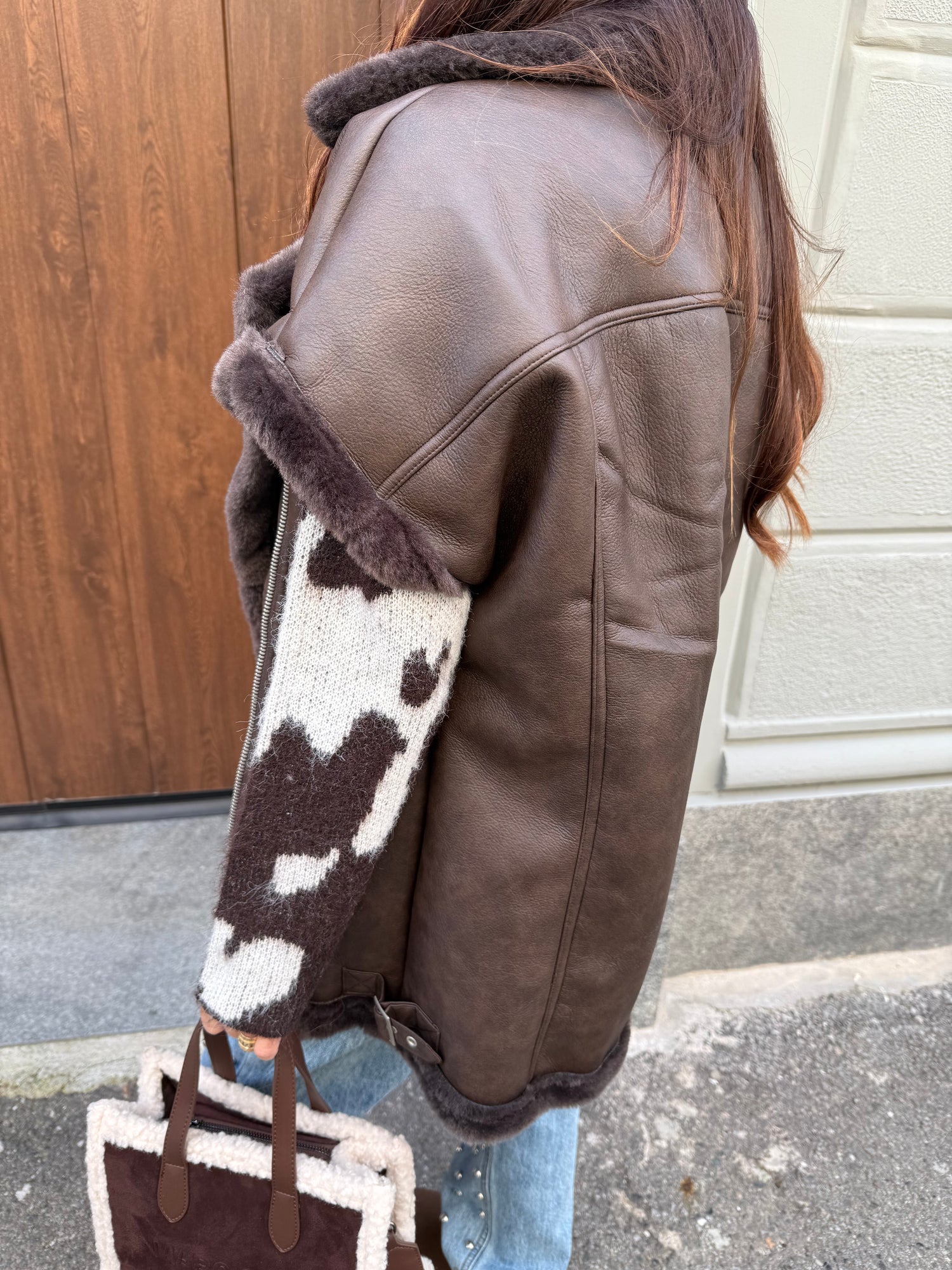 Montone smanicato “Teddy” GLAMOROUS