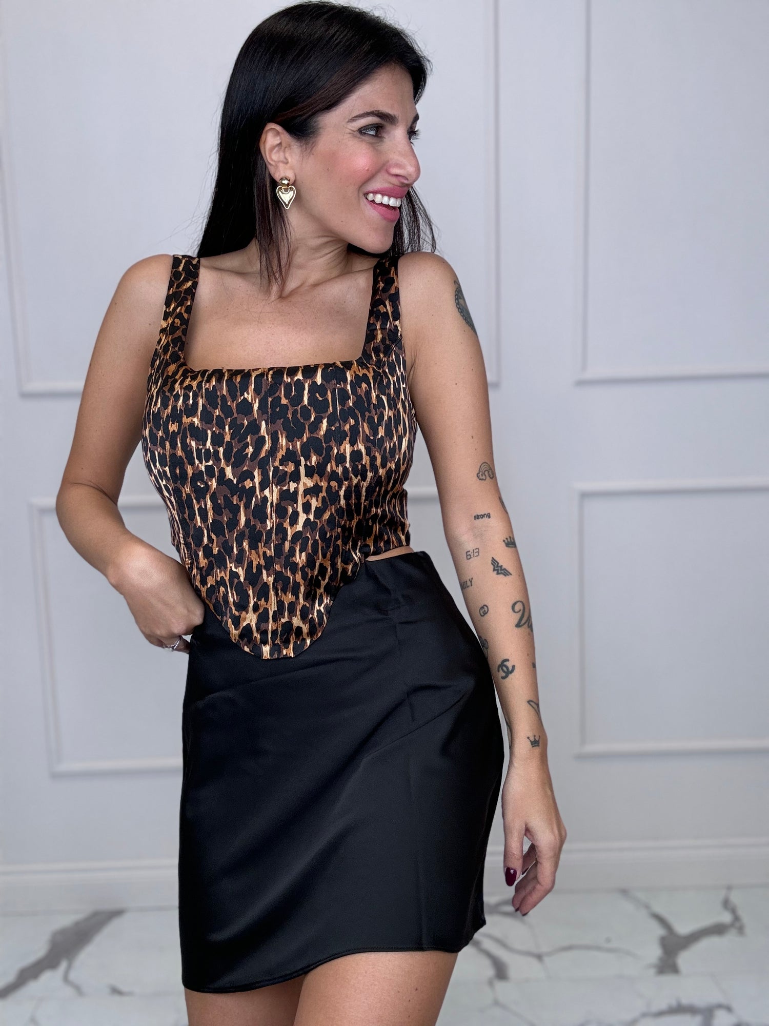 Top Corpetto “Leopard” GLAMOROUS