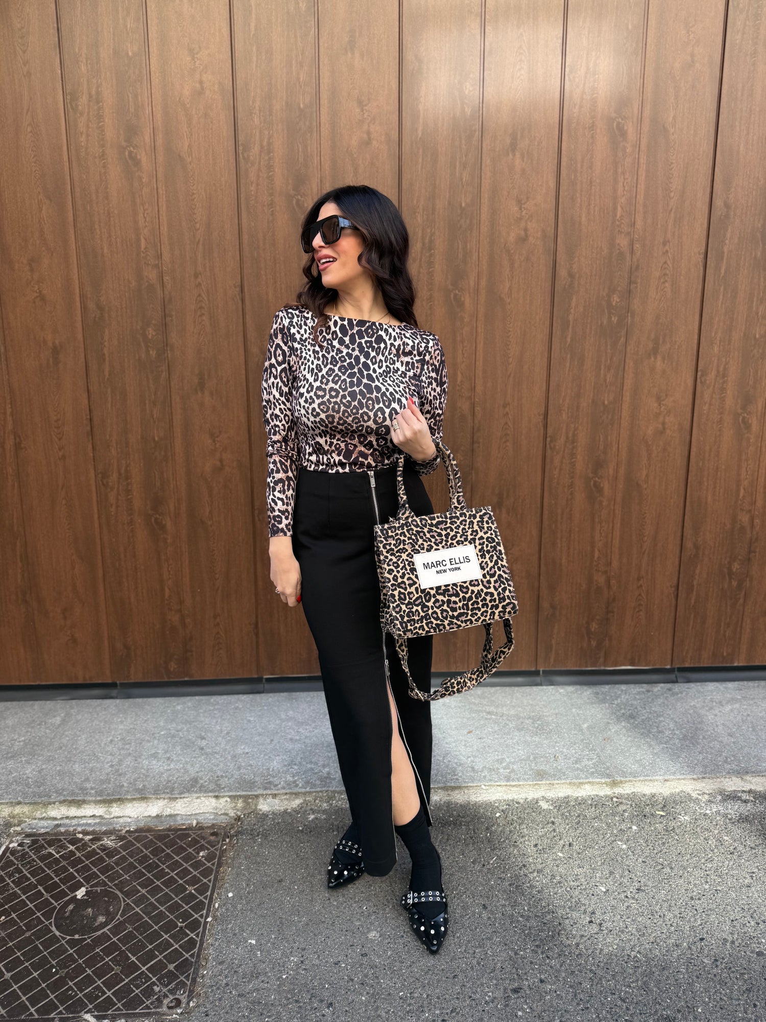 Maglia “lone” animalier ONLY