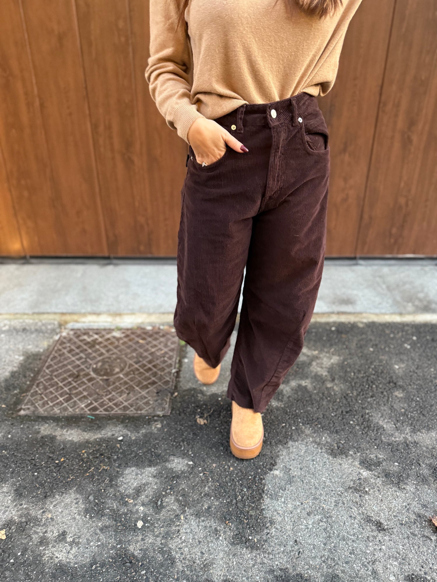 Pantalone balloon velluto “Barbara” HAVE ONE