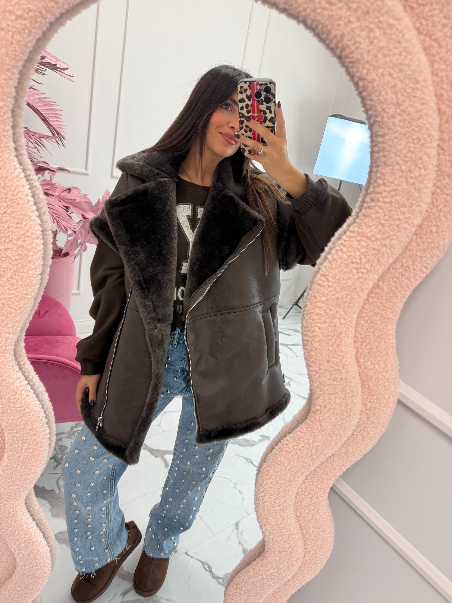 Montone smanicato “Teddy” GLAMOROUS