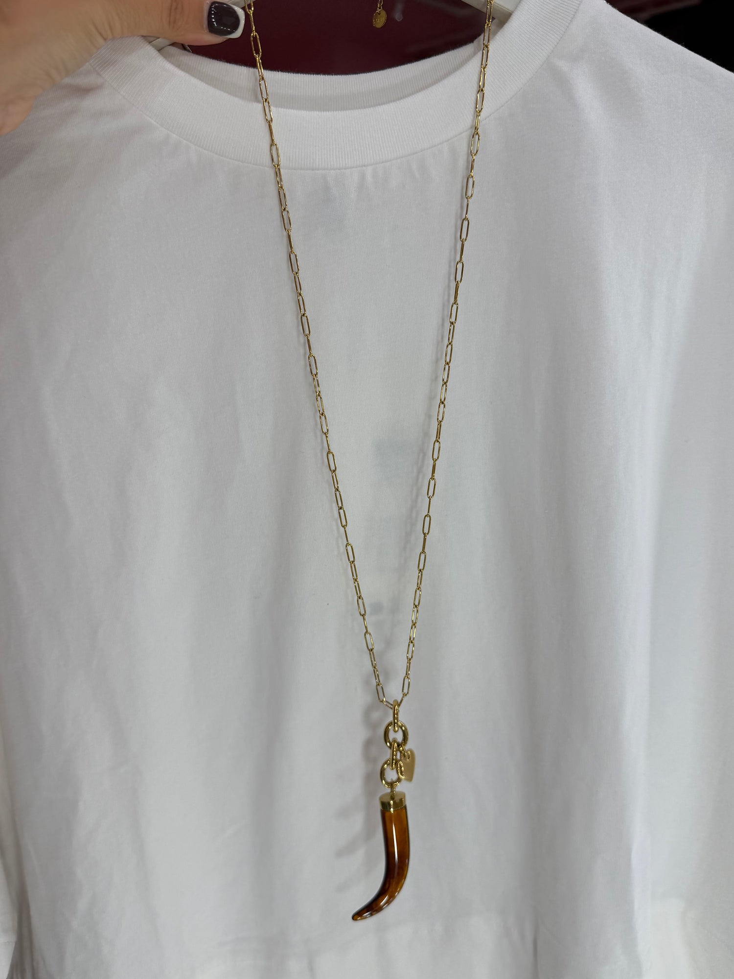 Collana lunga “Corno” LIP