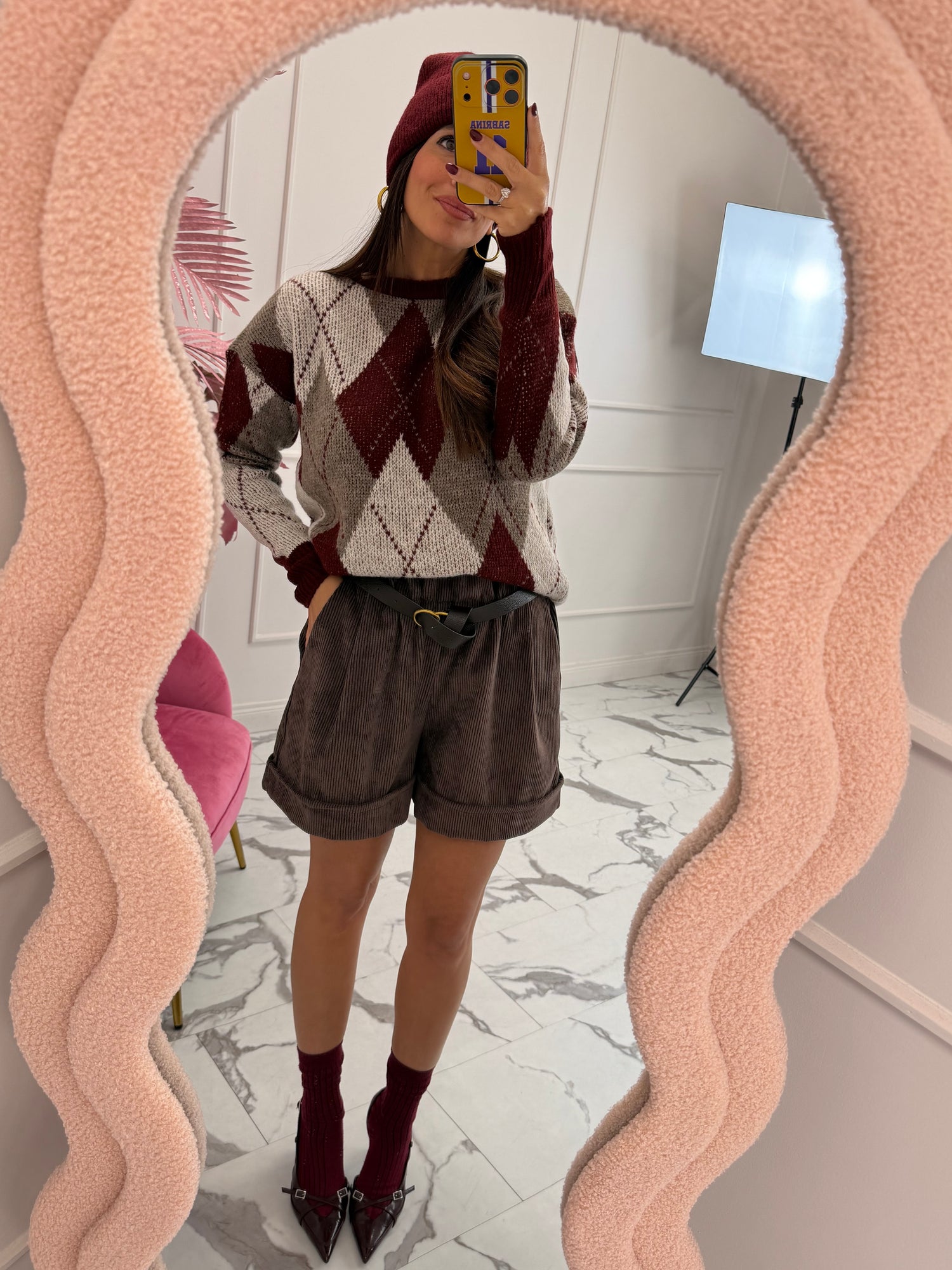 Shorts velluto costine LIP