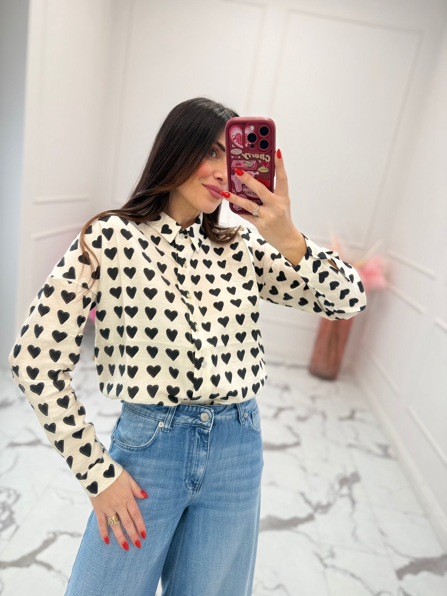 Camicia “Black heart” COMPANIA FANTASTICA