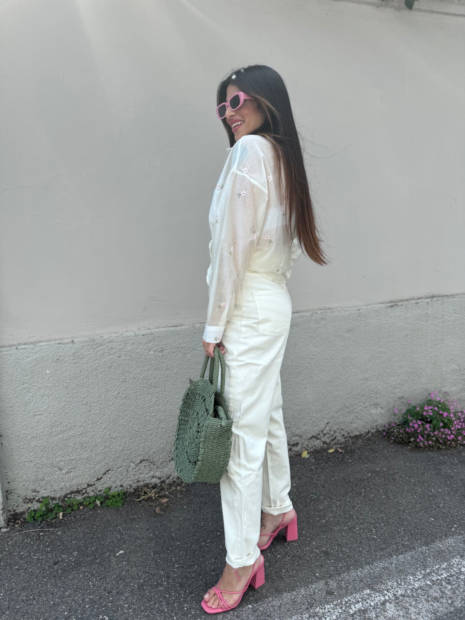 Jeans mum fit “White Lisbon” JJXX