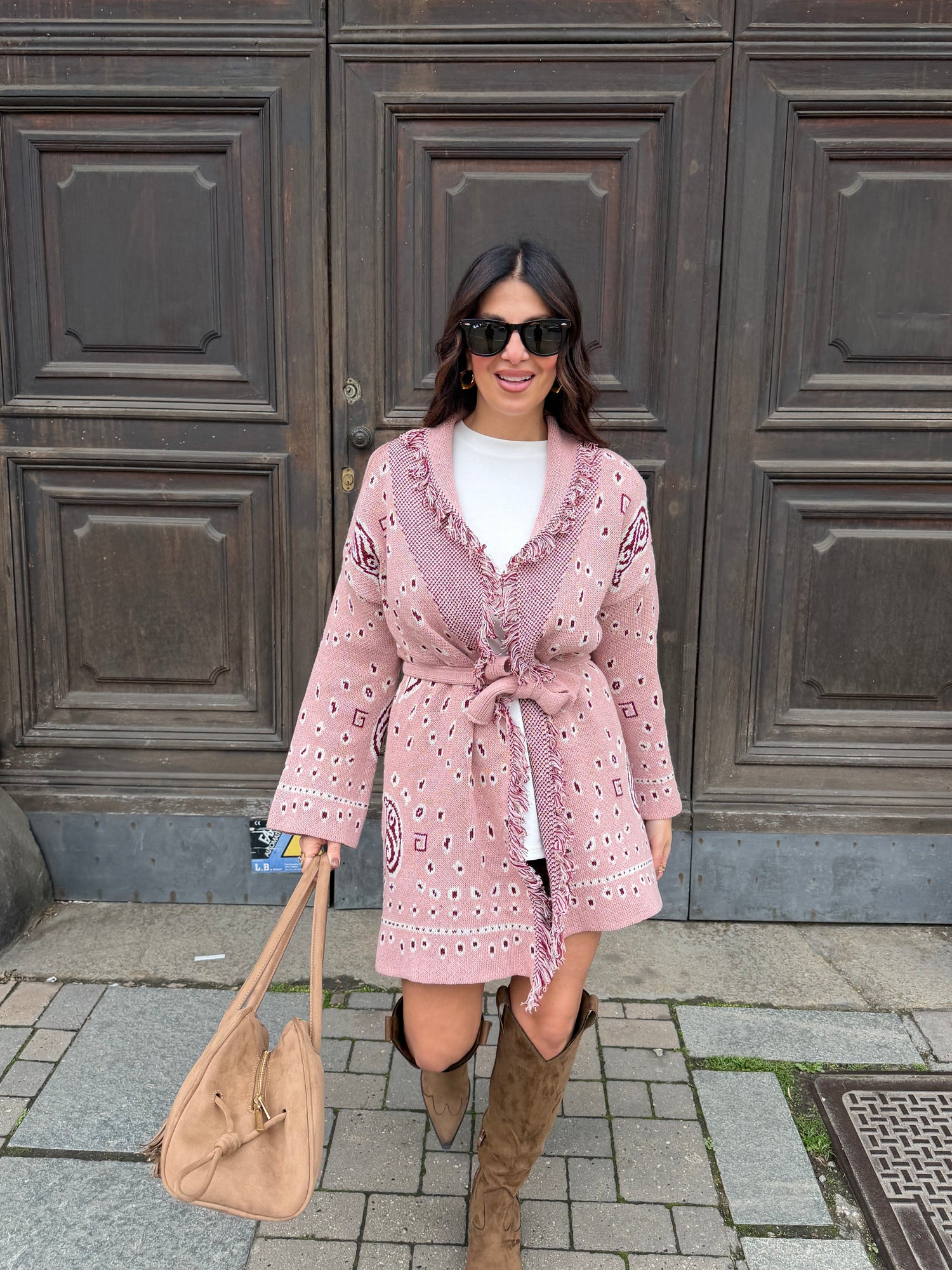 Cardigan “bandana” LIP