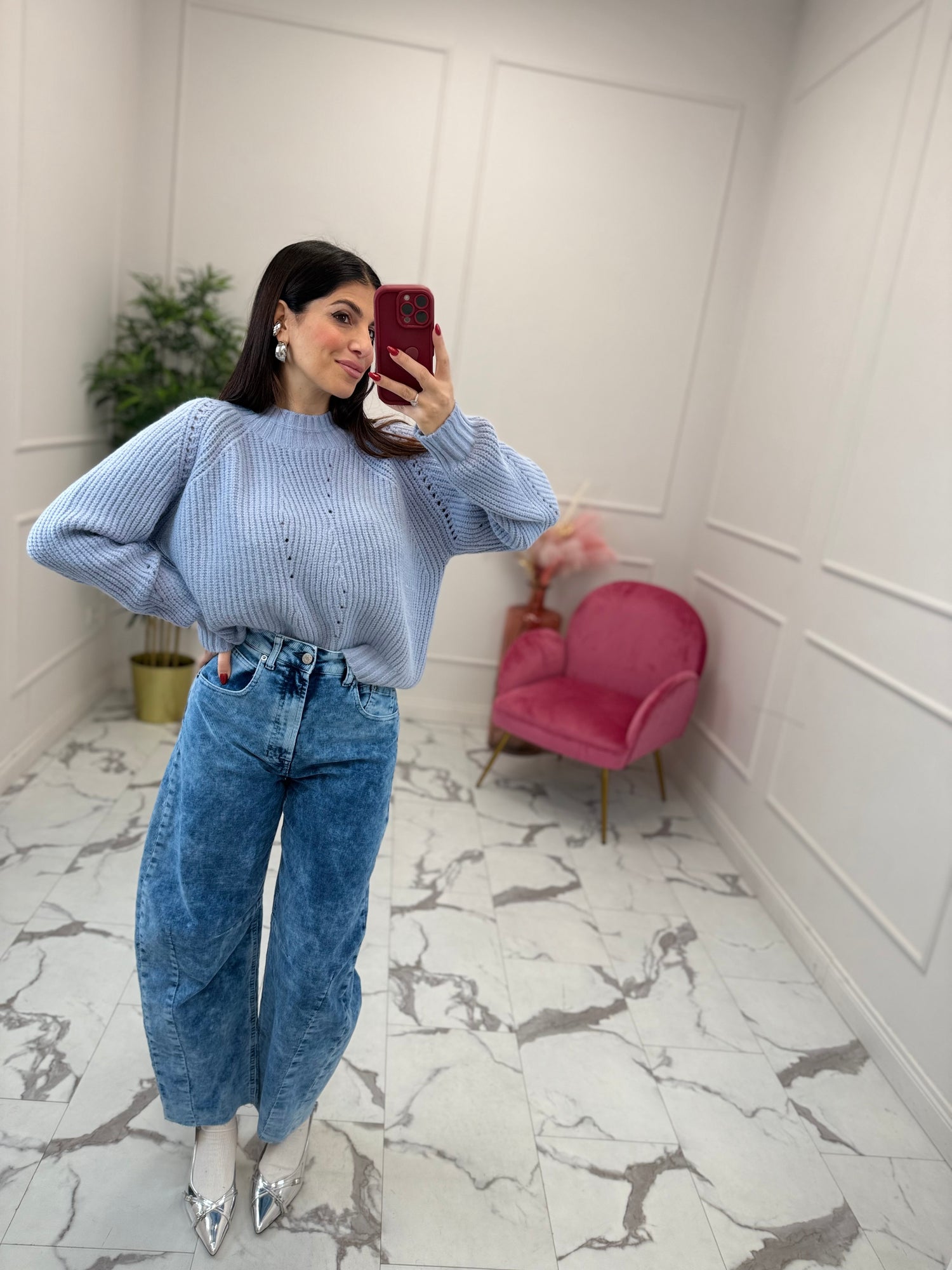 Pantalone balloon velluto “Barbara” HAVE ONE