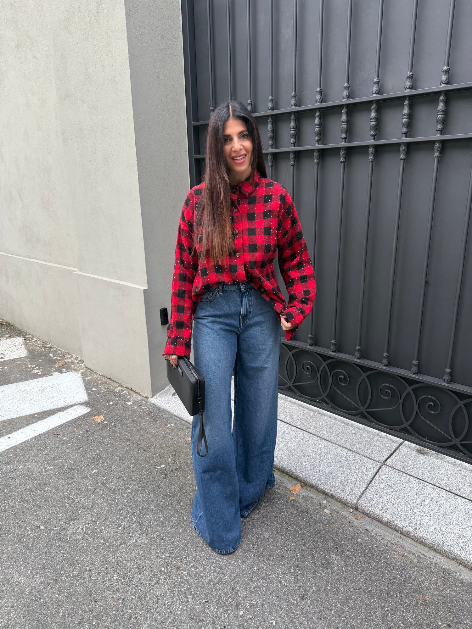 Camicia “Check strass” LIP