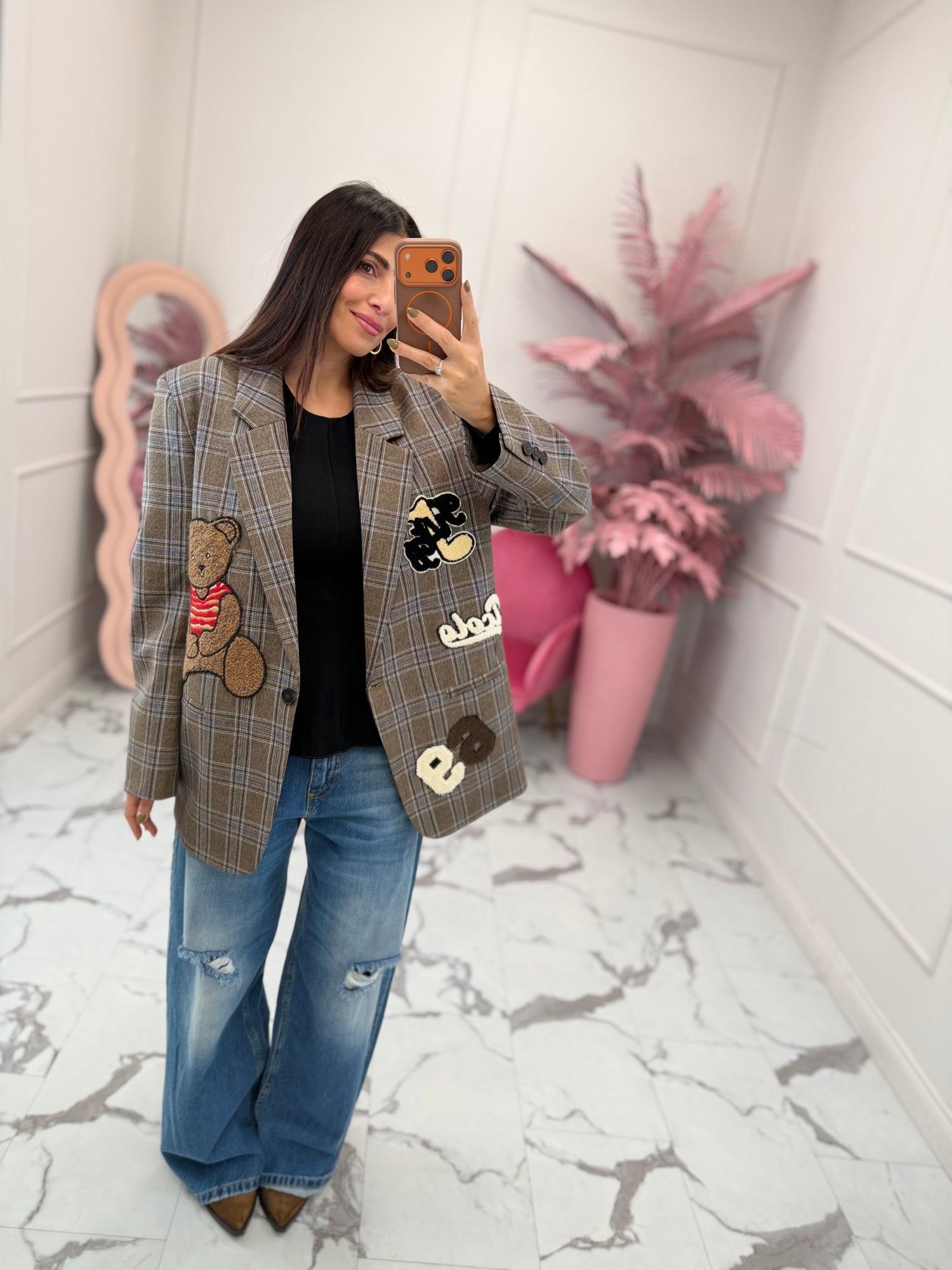 Blazer over “Teddy Patch” VICOLO