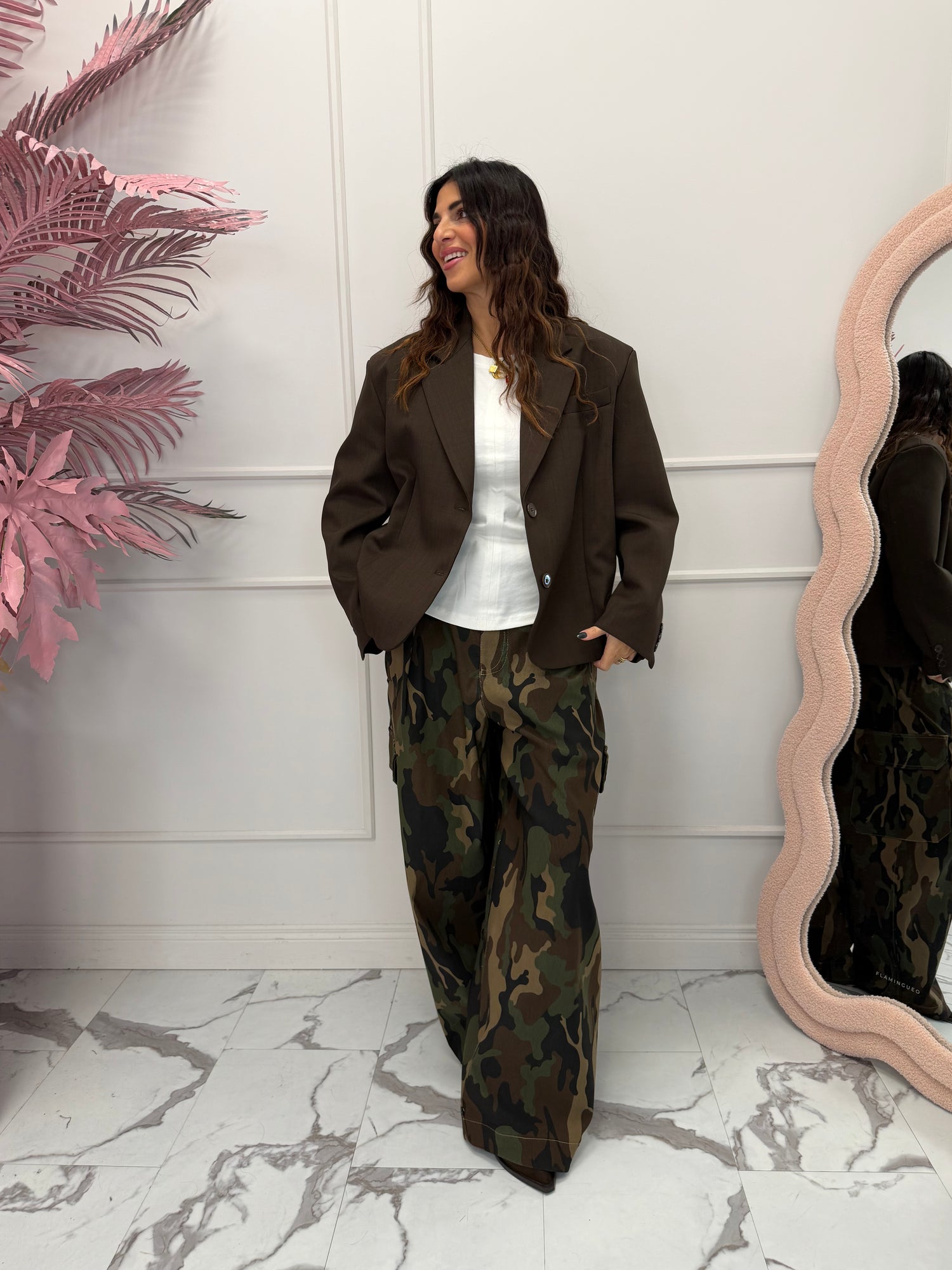 Blazer over cropped “Luna” VICOLO