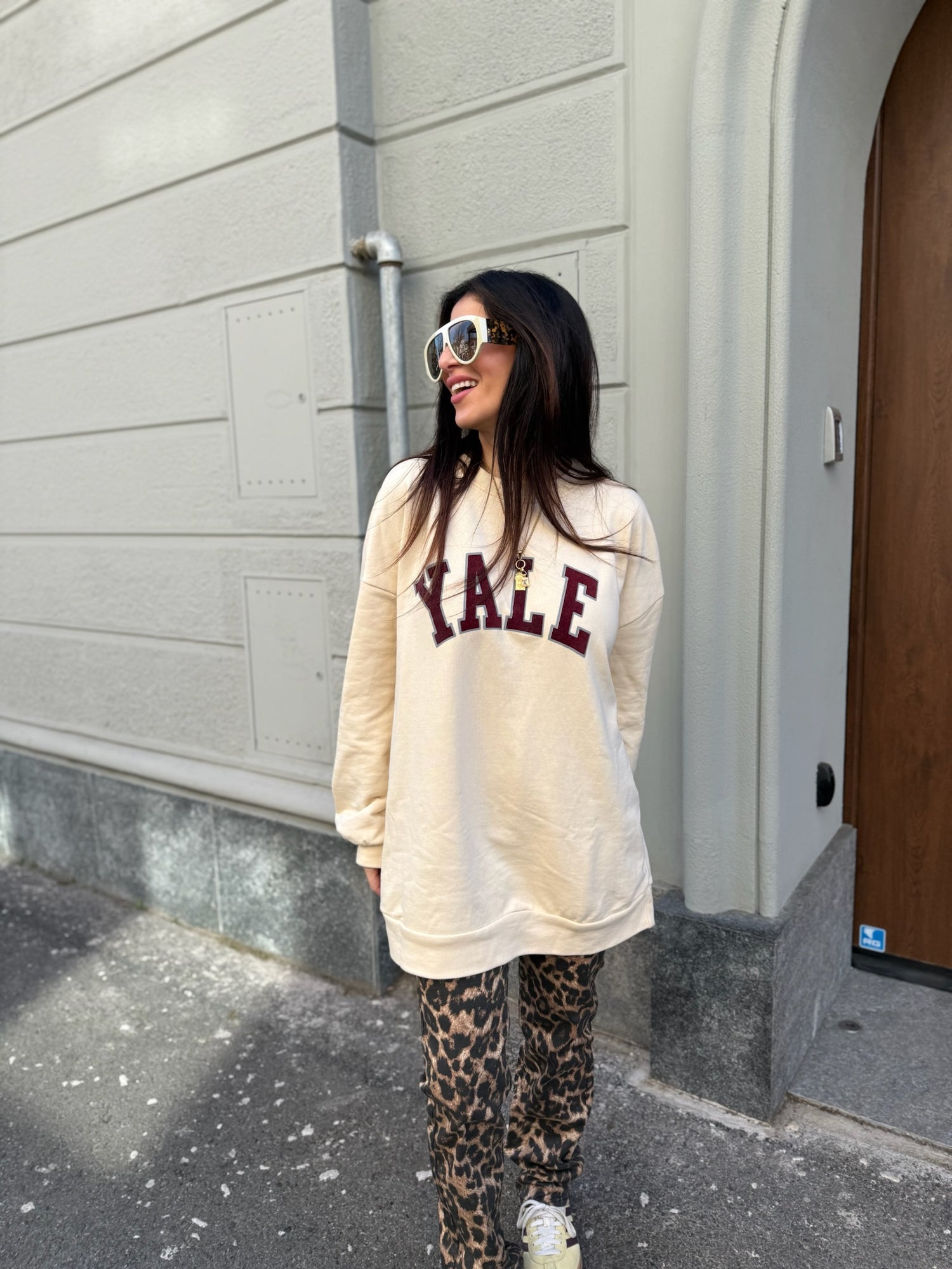 Felpa lunga “Yale” HAVE ONE