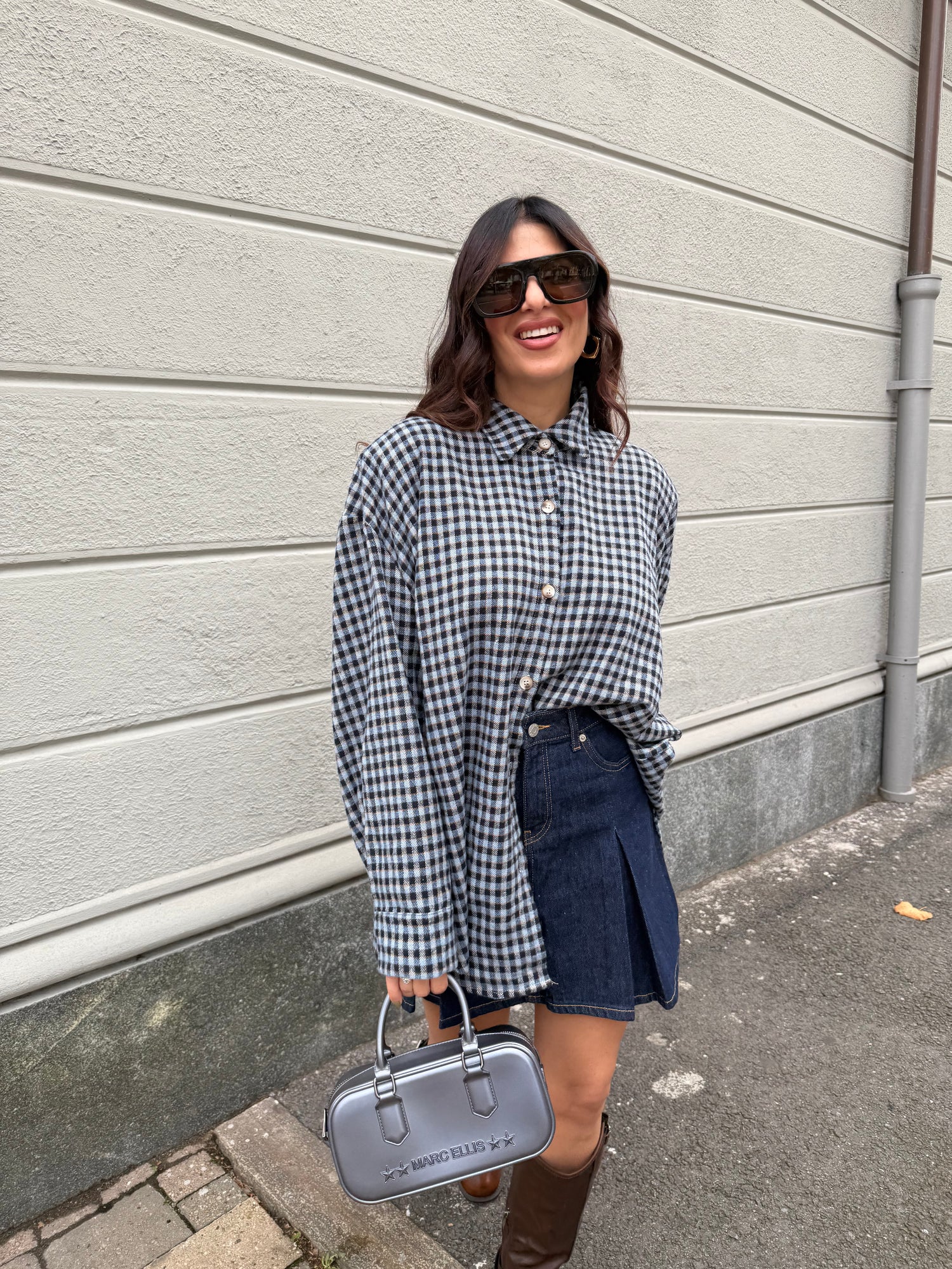 Camicia quadretti JUST WEST