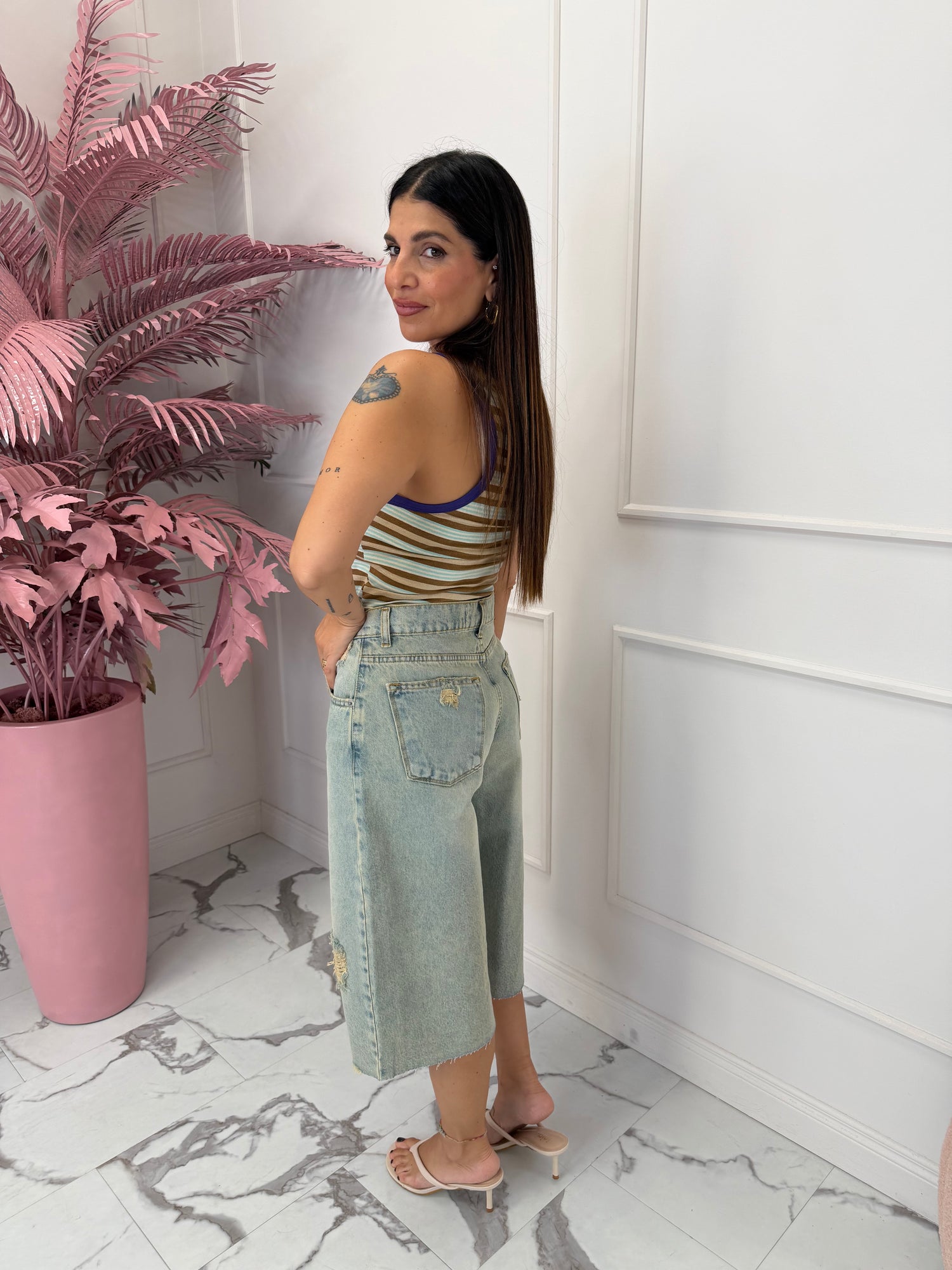 Bermuda jeans maxi “Kojy” HAVE ONE