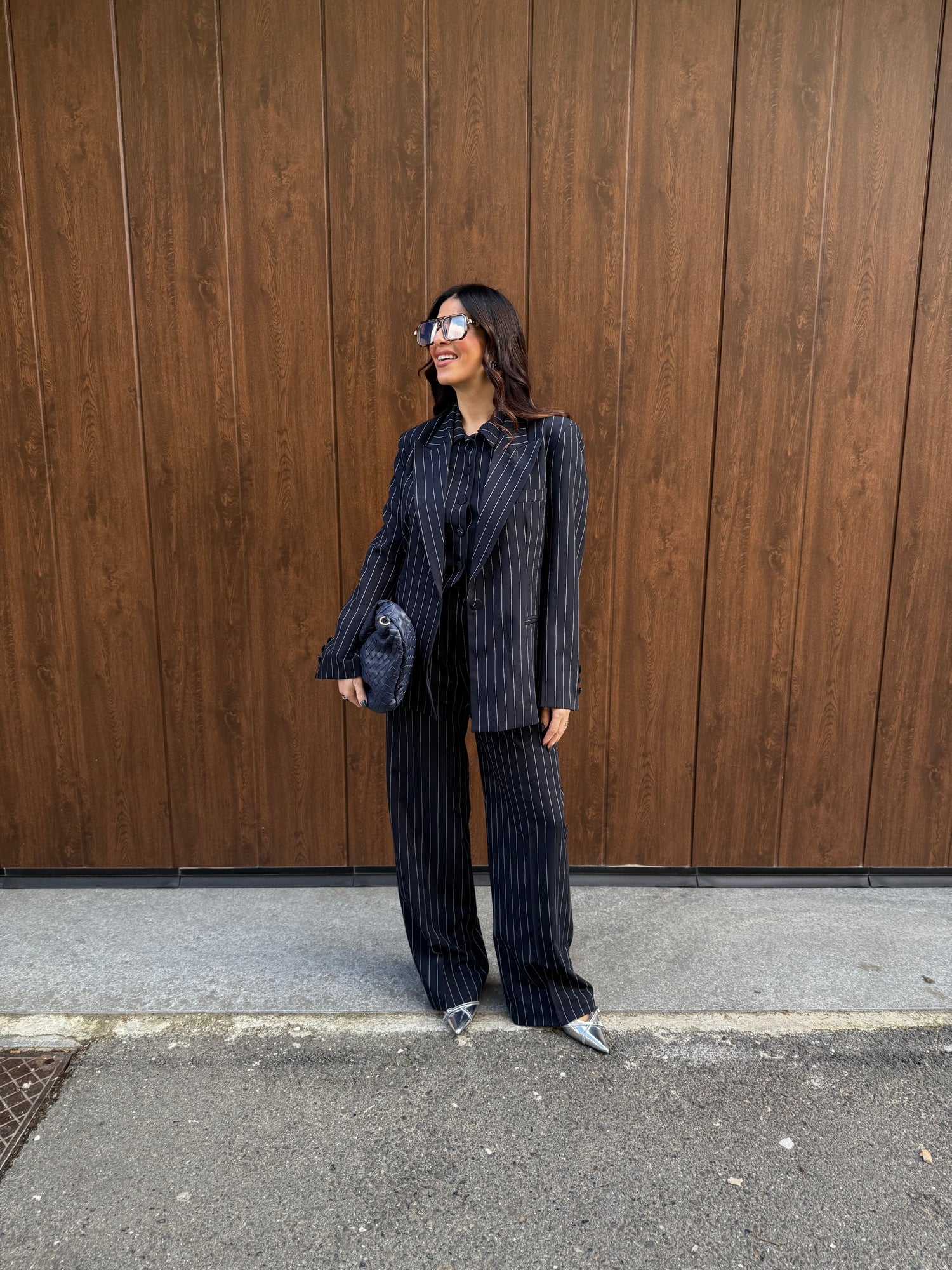 Blazer tailleur monopetto “Gessato” VICOLO