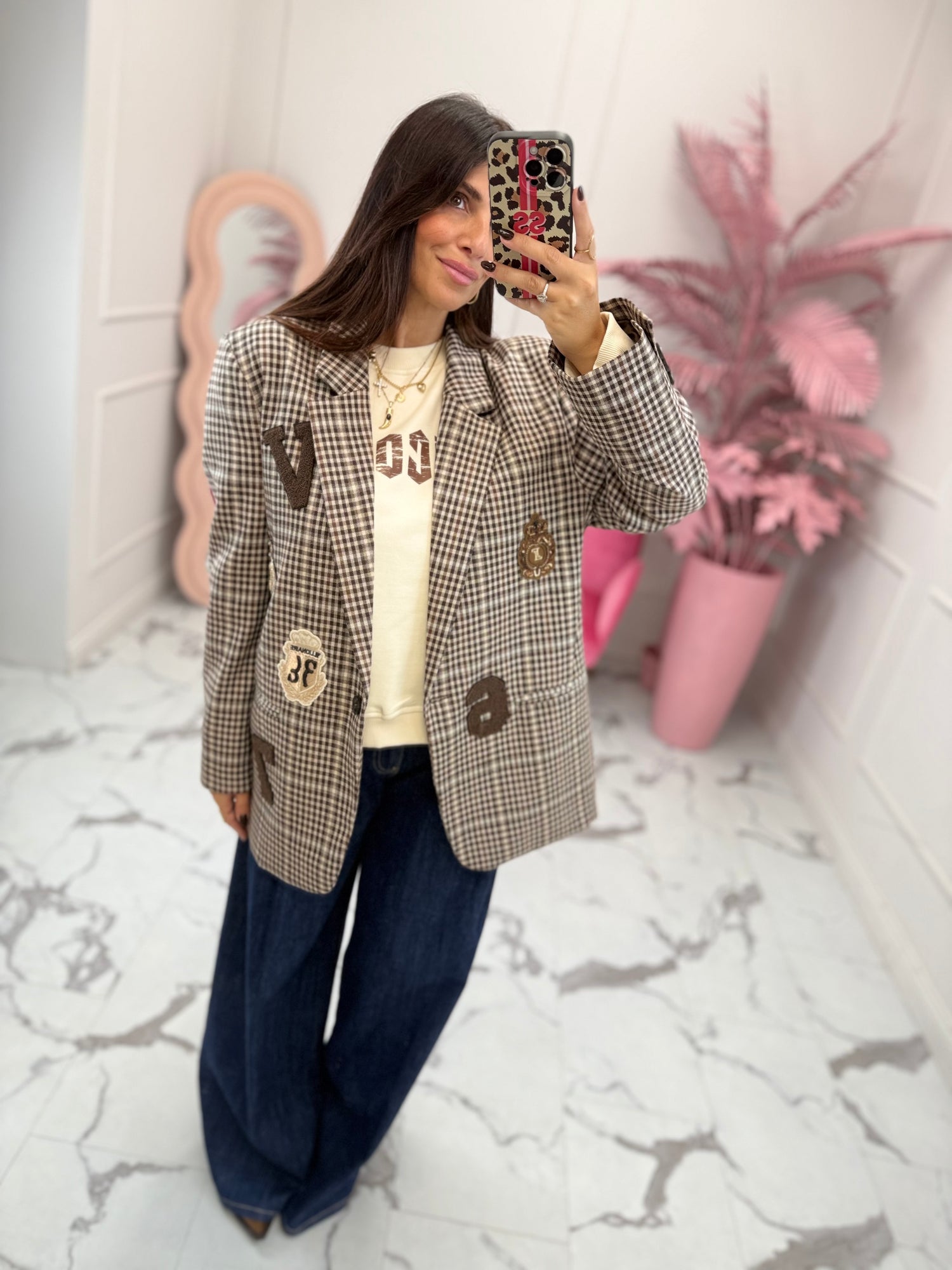Blazer over “Patch” VICOLO