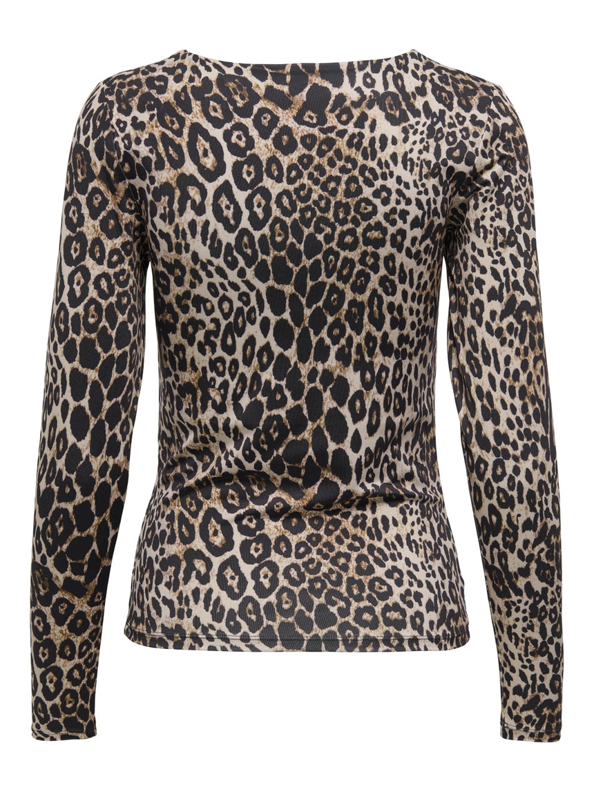 Maglia “lone” animalier ONLY