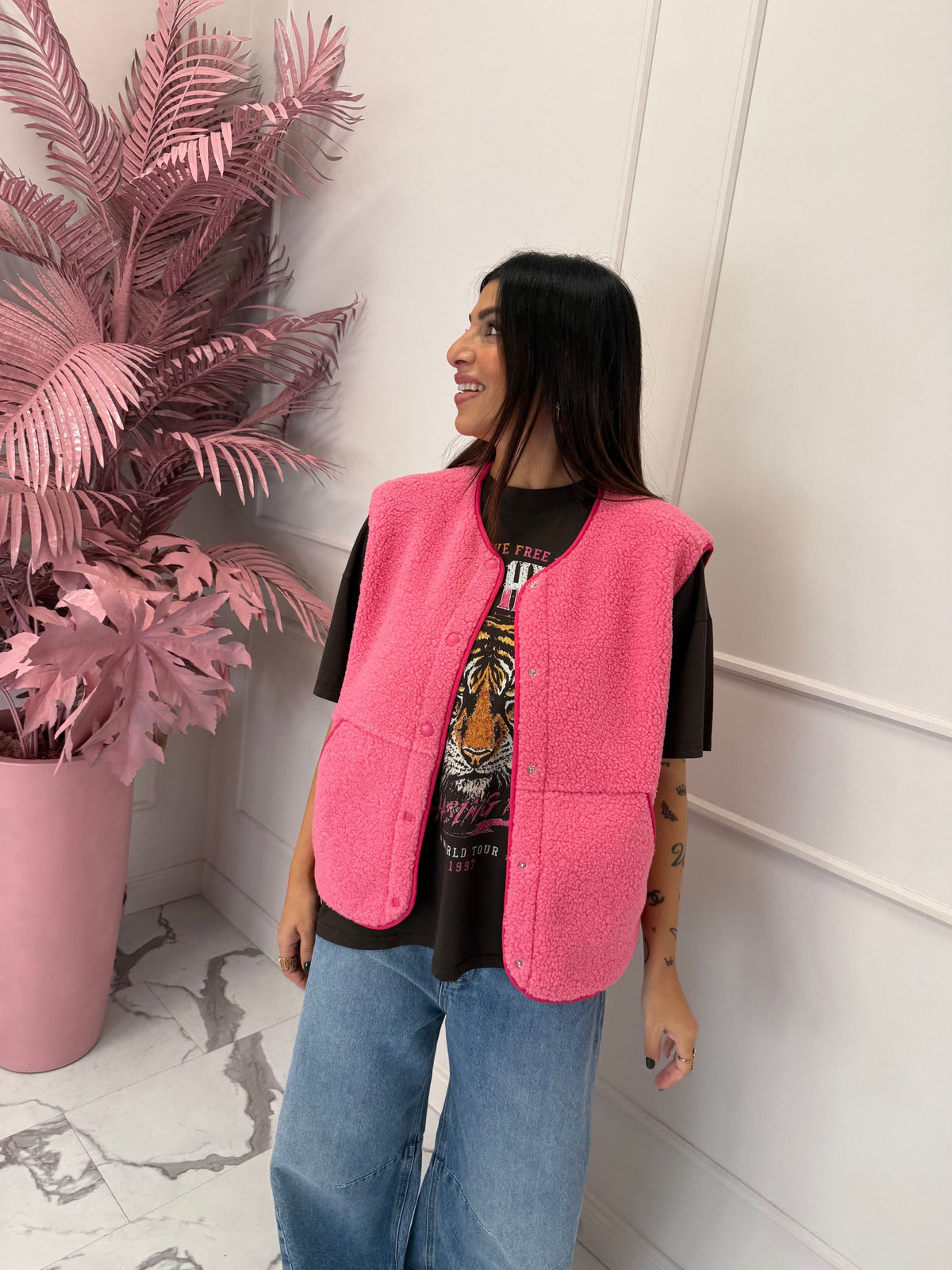 Gilet teddy Vera JJXX