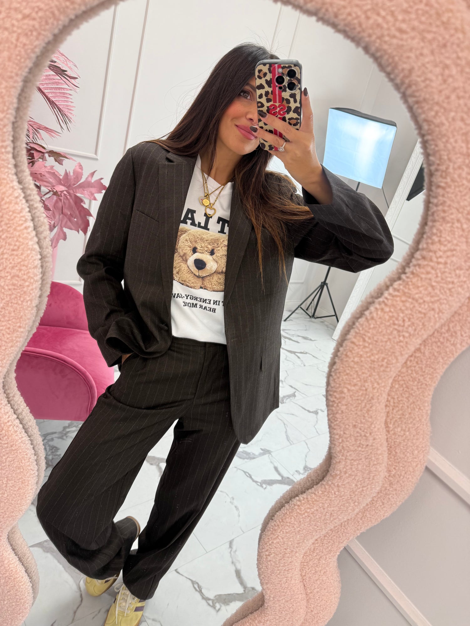 Blazer gessato “Ana Mary” JJXX