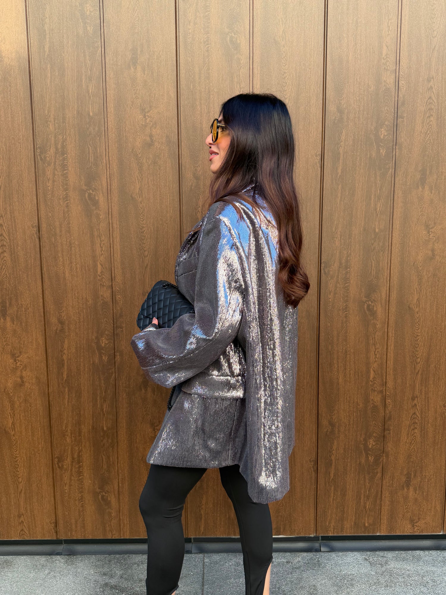 Blazer over “Micro paillettes” LUMINA