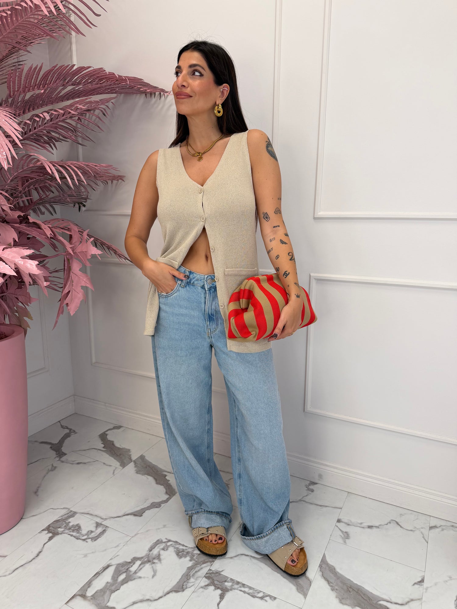 Canotta gilet “Valerie” JJXX