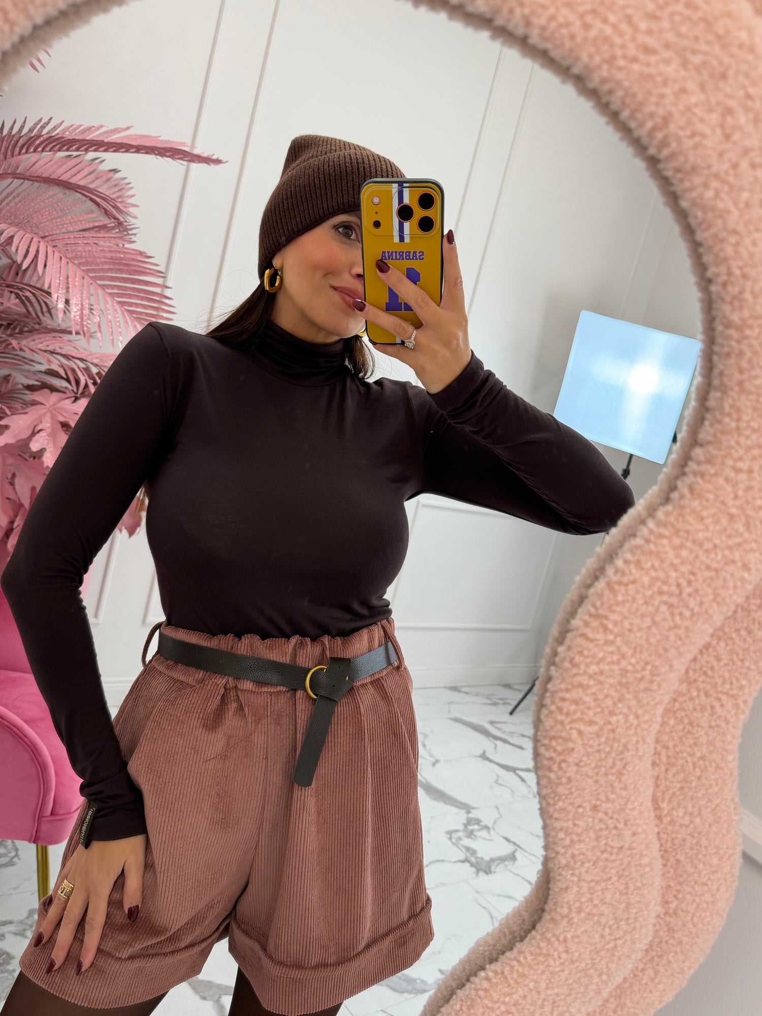 Shorts velluto costine LIP