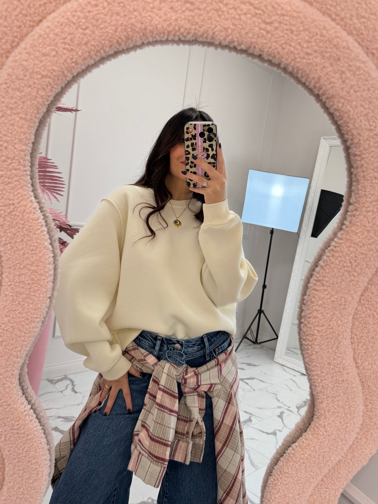 Felpa girocollo “Colours” LUMINA