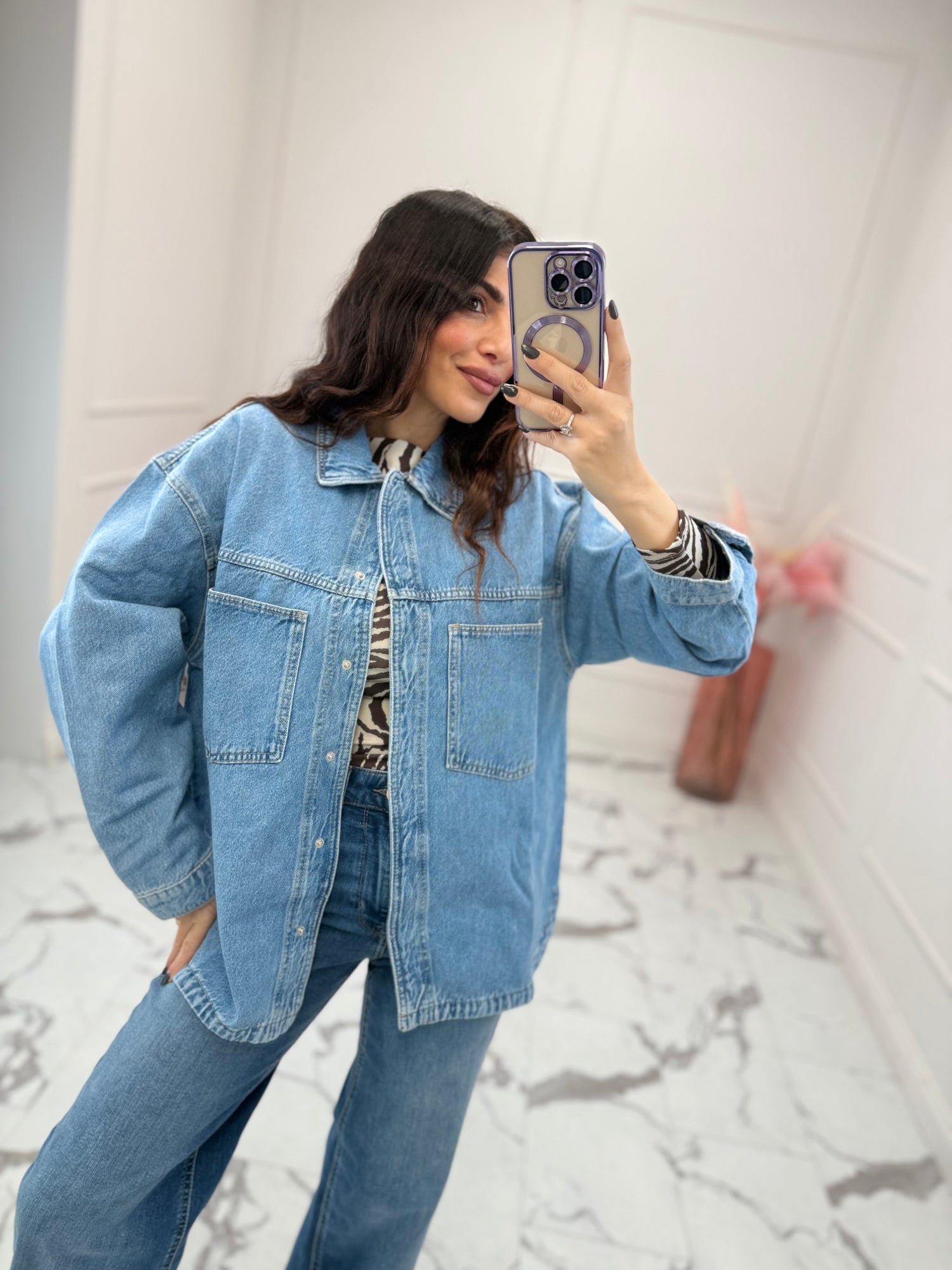Camicia in denim “Emmie” ONLY