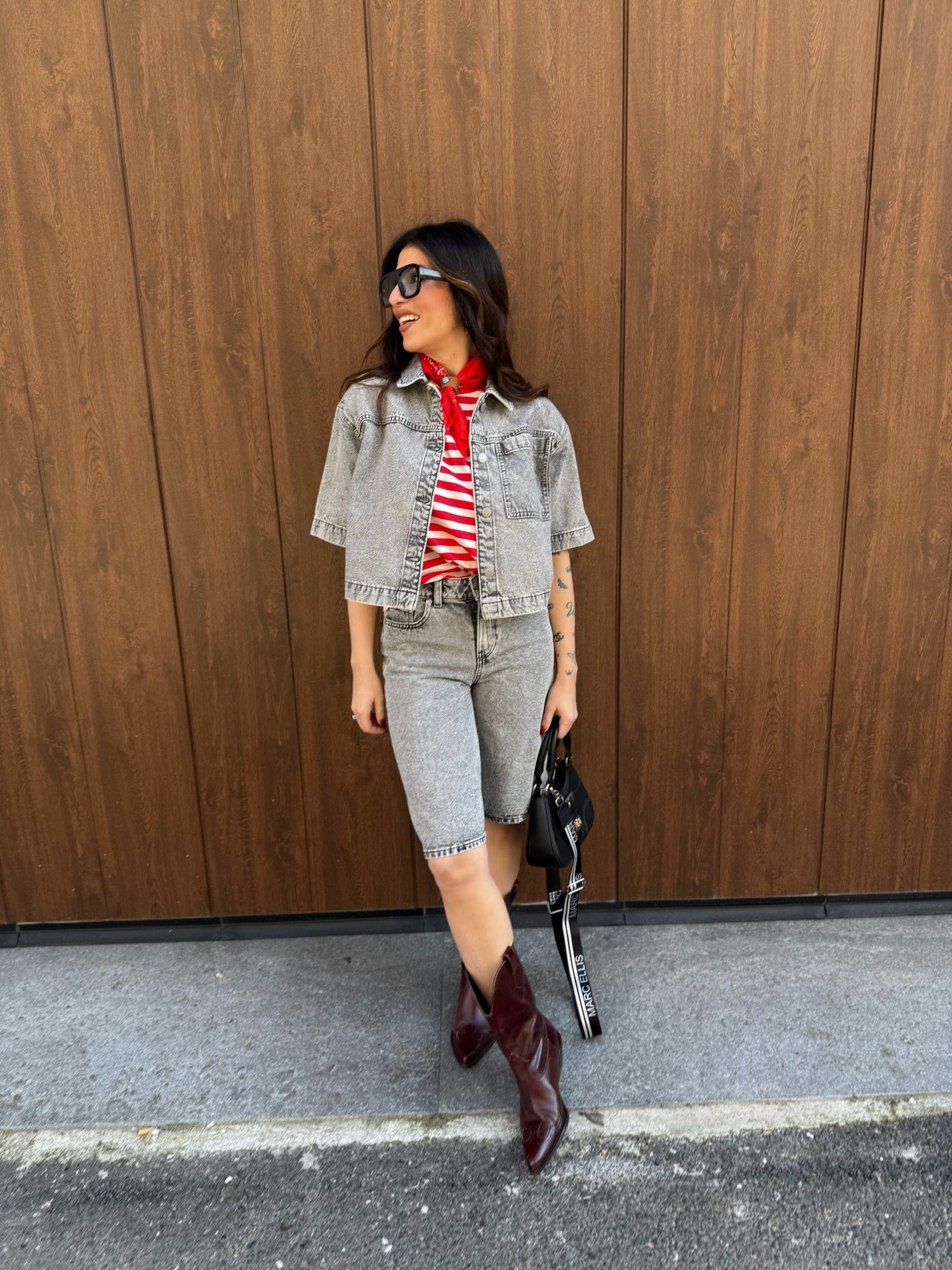 Camicia corta denim “Laura” JJXX