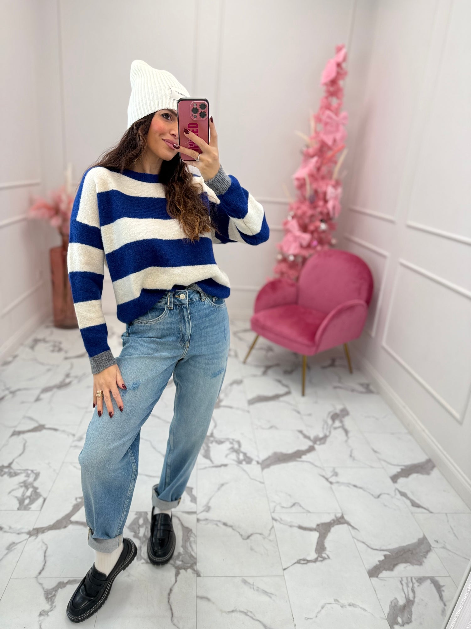 Jeans mom “Lisbon used” JJXX