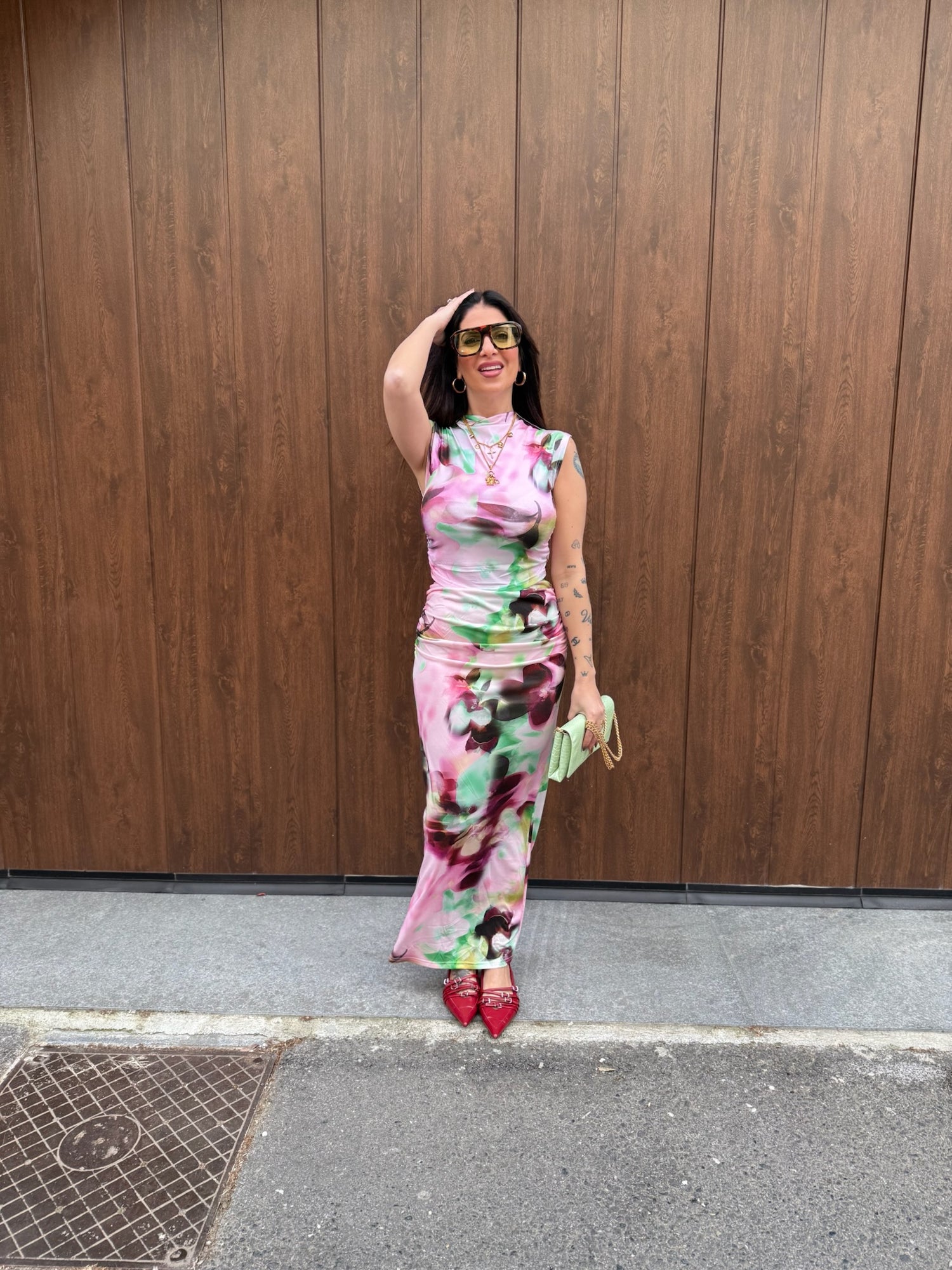Top “Floral” GLAMOROUS