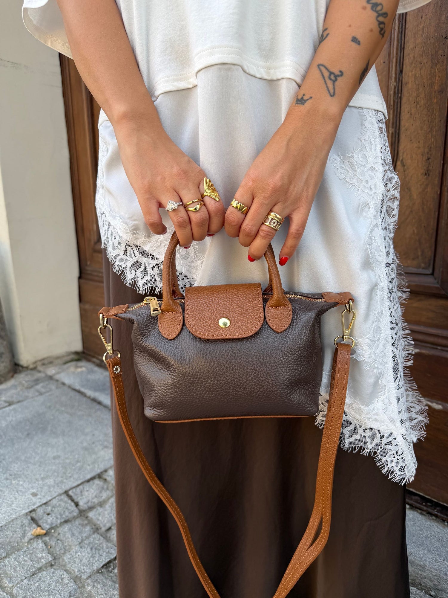 Borsa pelle Romy LIP