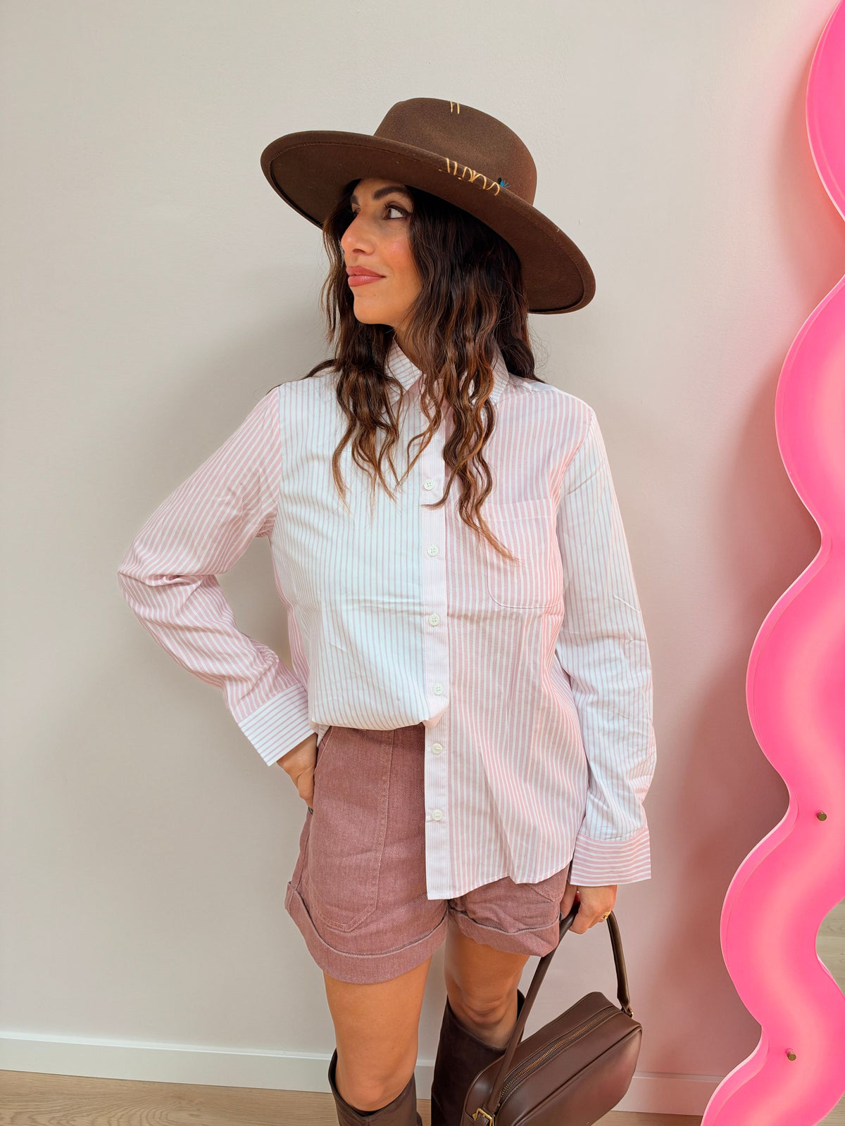 Camicia cotone righe Amelie LA PETITE ETOILE