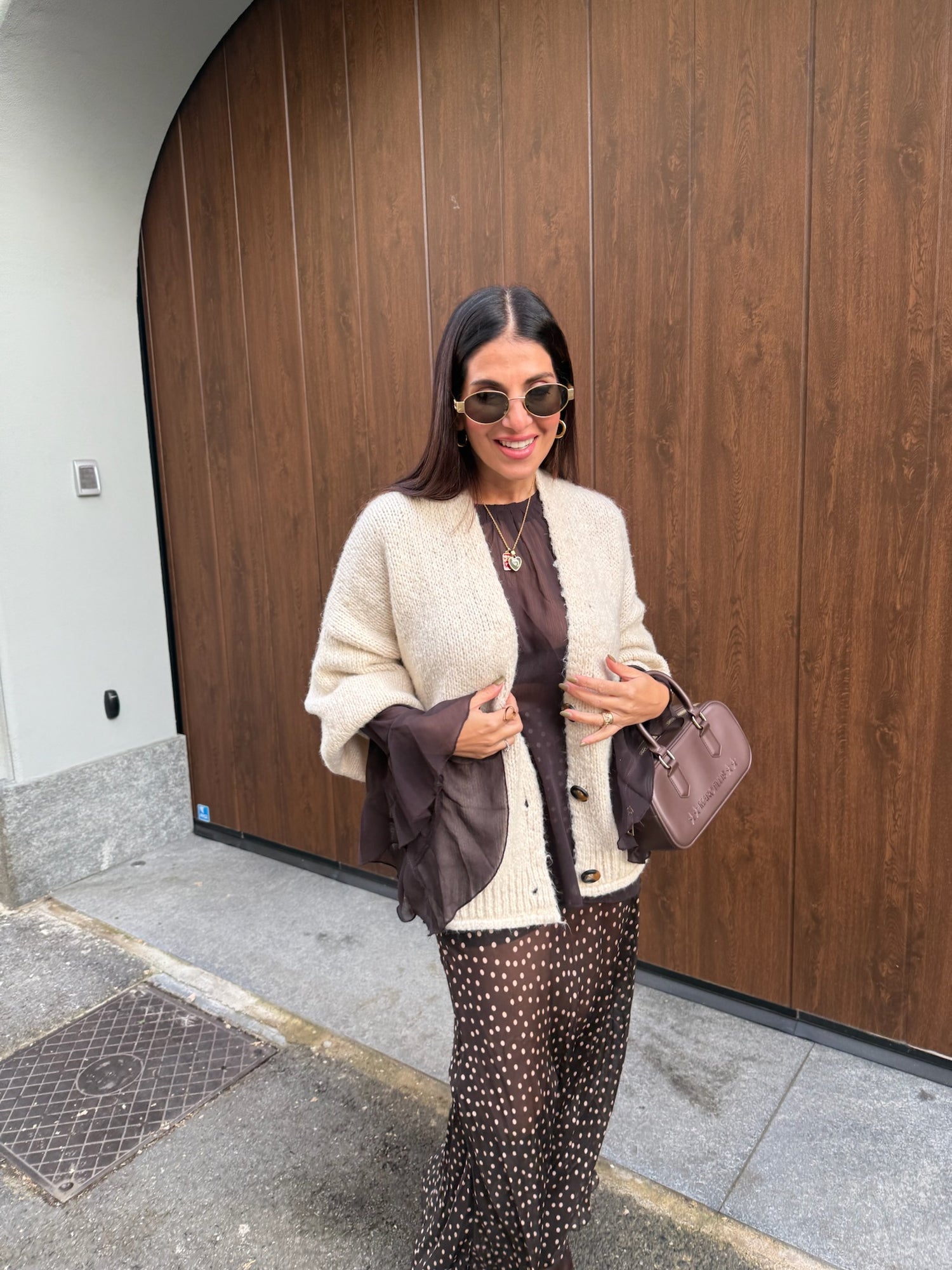 Cardigan in maglia bottoni HAVE ONE