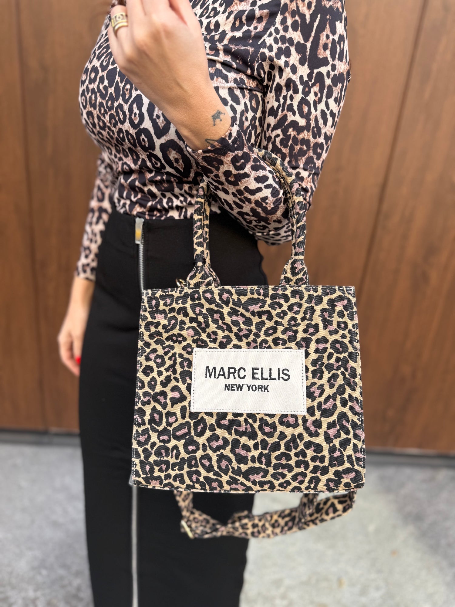 Borsa “Buby Leopard M” MARC ELLIS