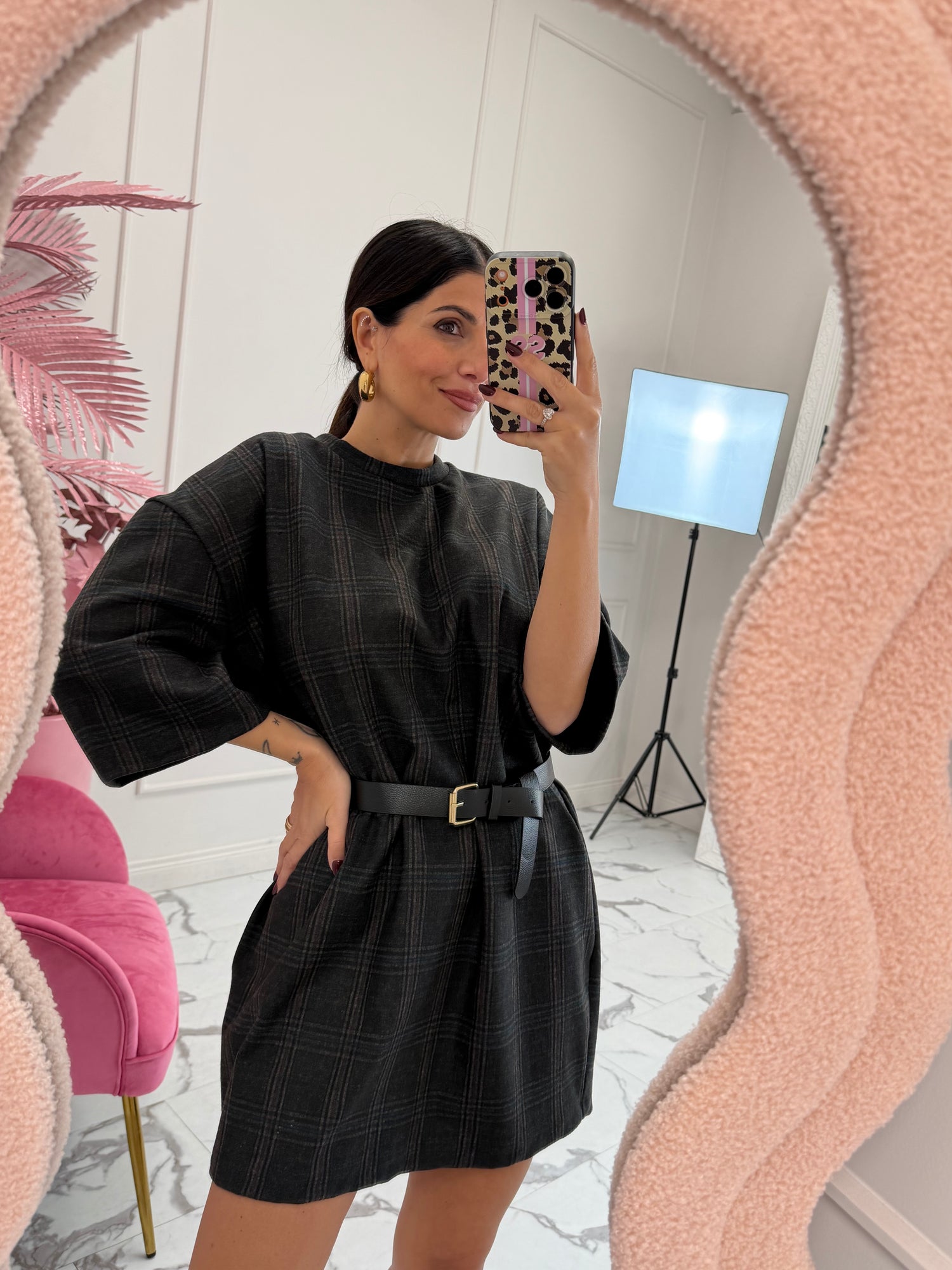 Abito t-shirt con cintura HAVE ONE