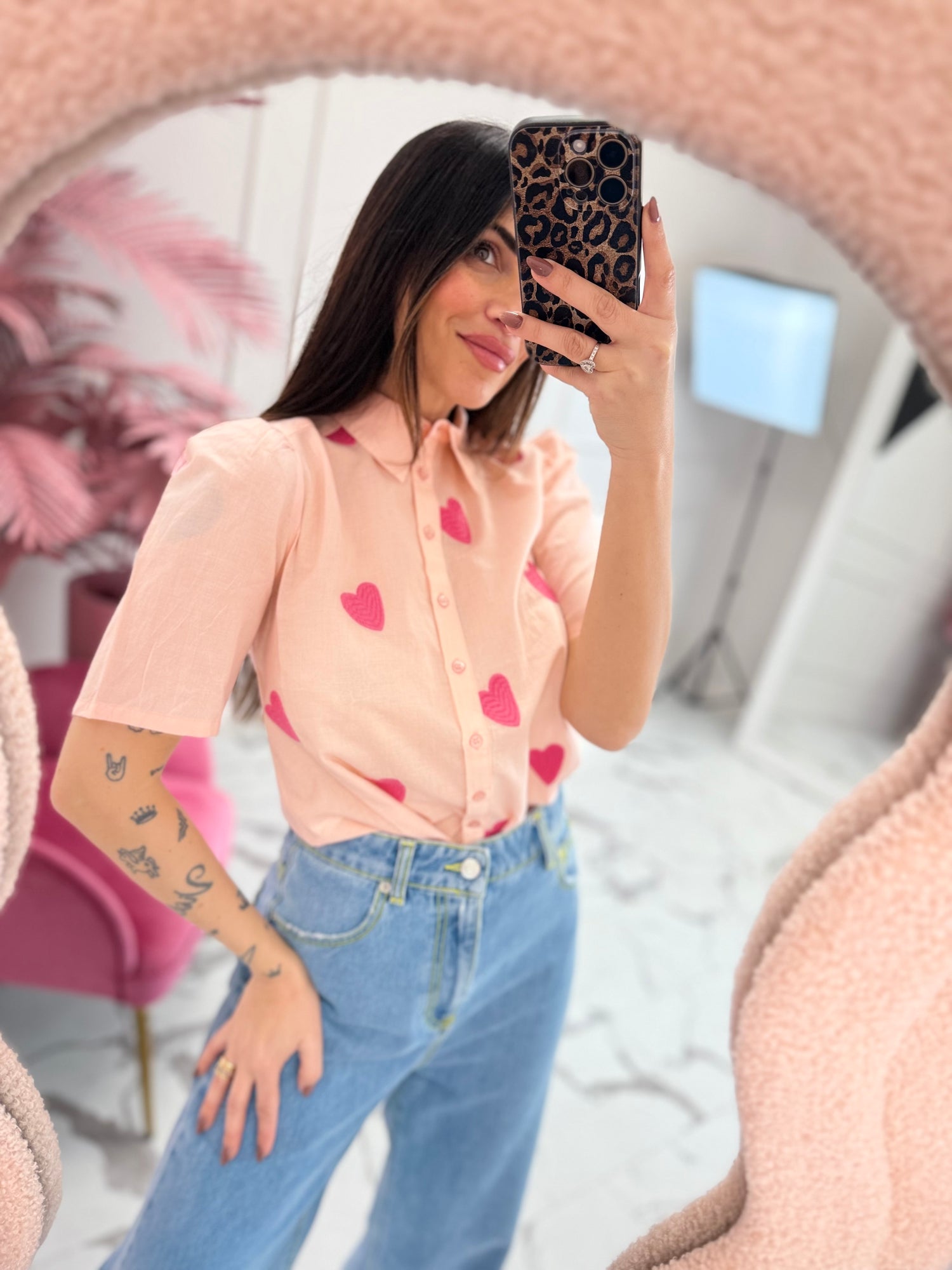 Camicia “Pink Love” COMPANIA FANTASTICA