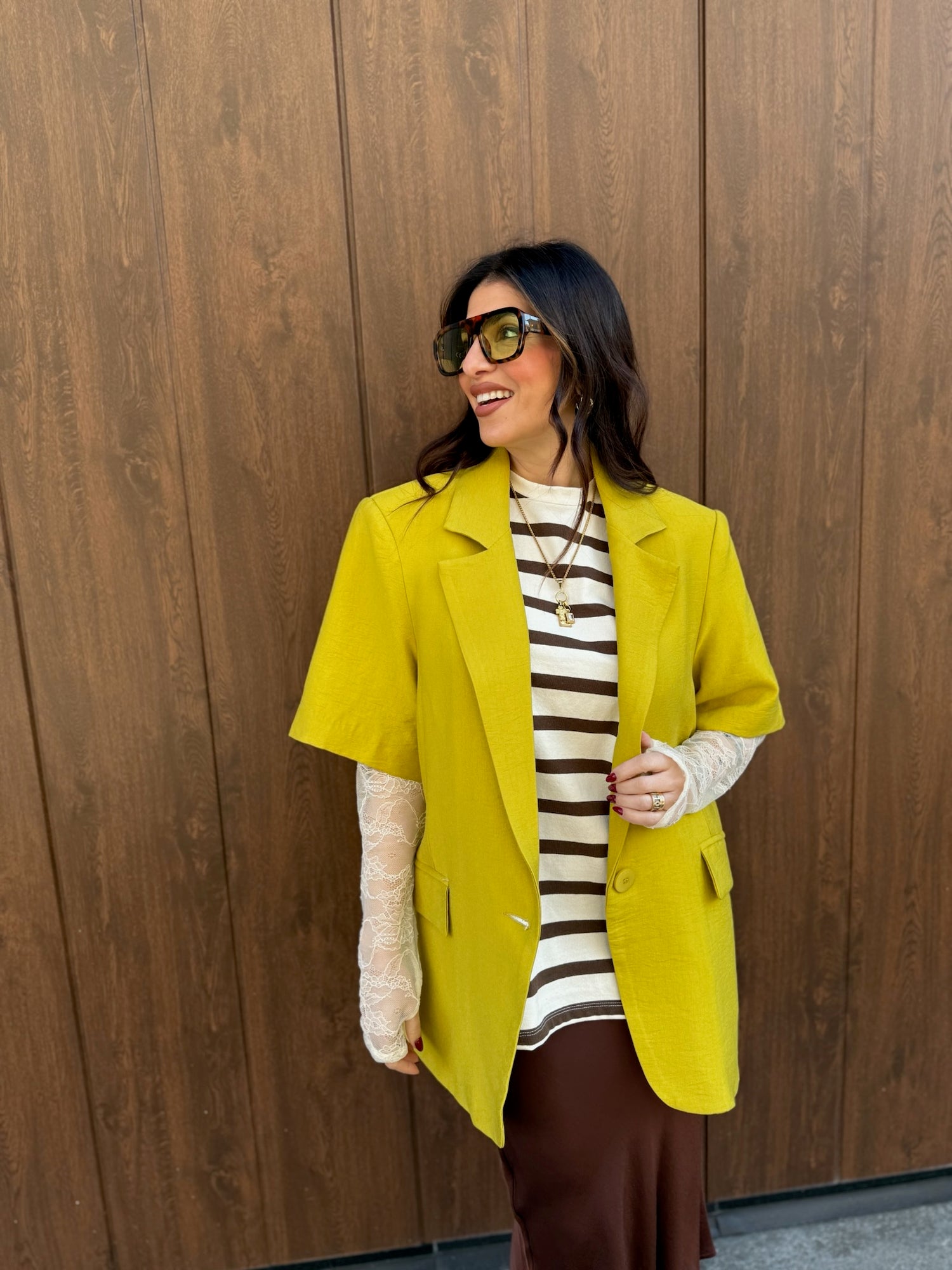 Blazer manica corta LUMINA
