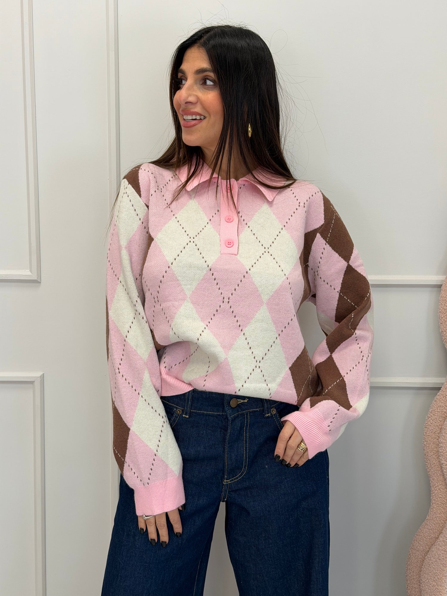 Maglioncino rombi MONIQUE