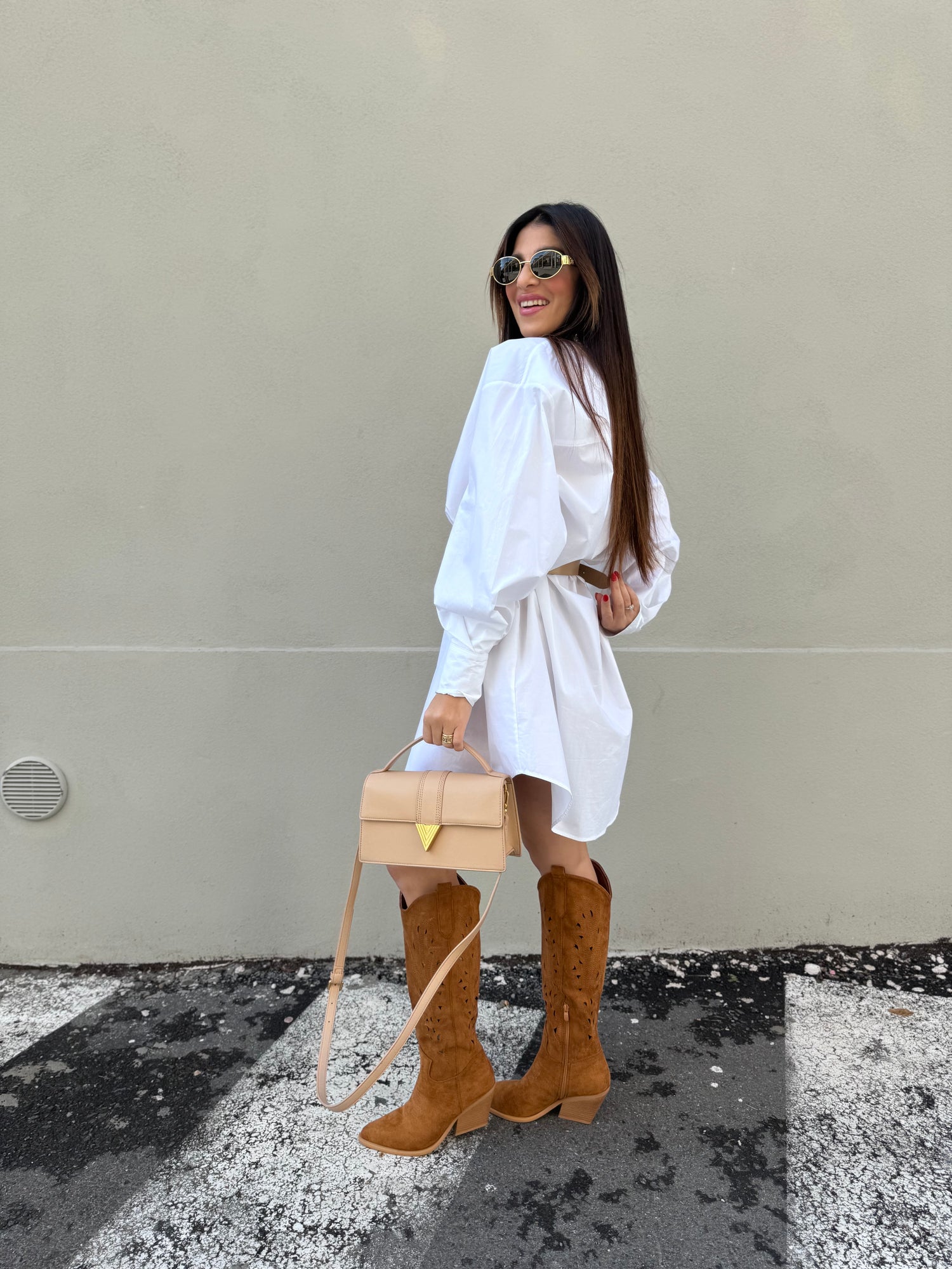 Abito/maxi camicia perle HAVE ONE