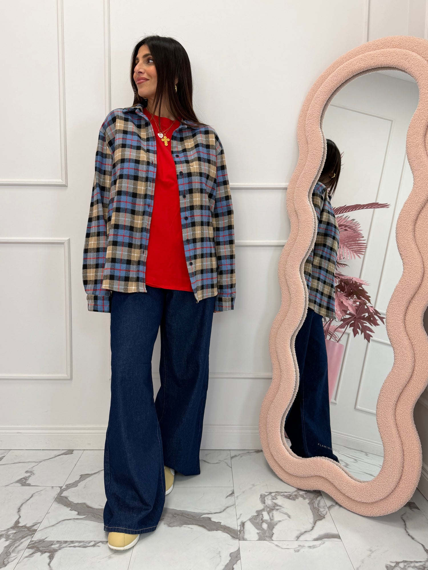 Camicia quadri flanella “Check love” LIP